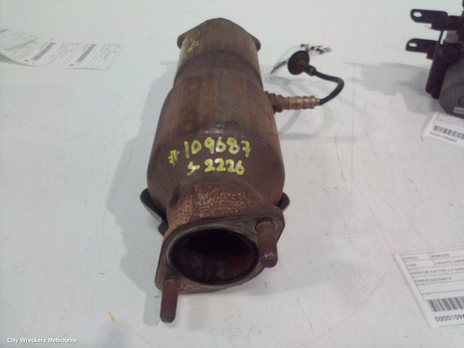 KIA SPORTAGE CATALYTIC CONVERTER, UNDER CAR-CAT TYPE, 2.4, G4KE, PETROL, SL, 05/2010 - 05/2013 - Image 1