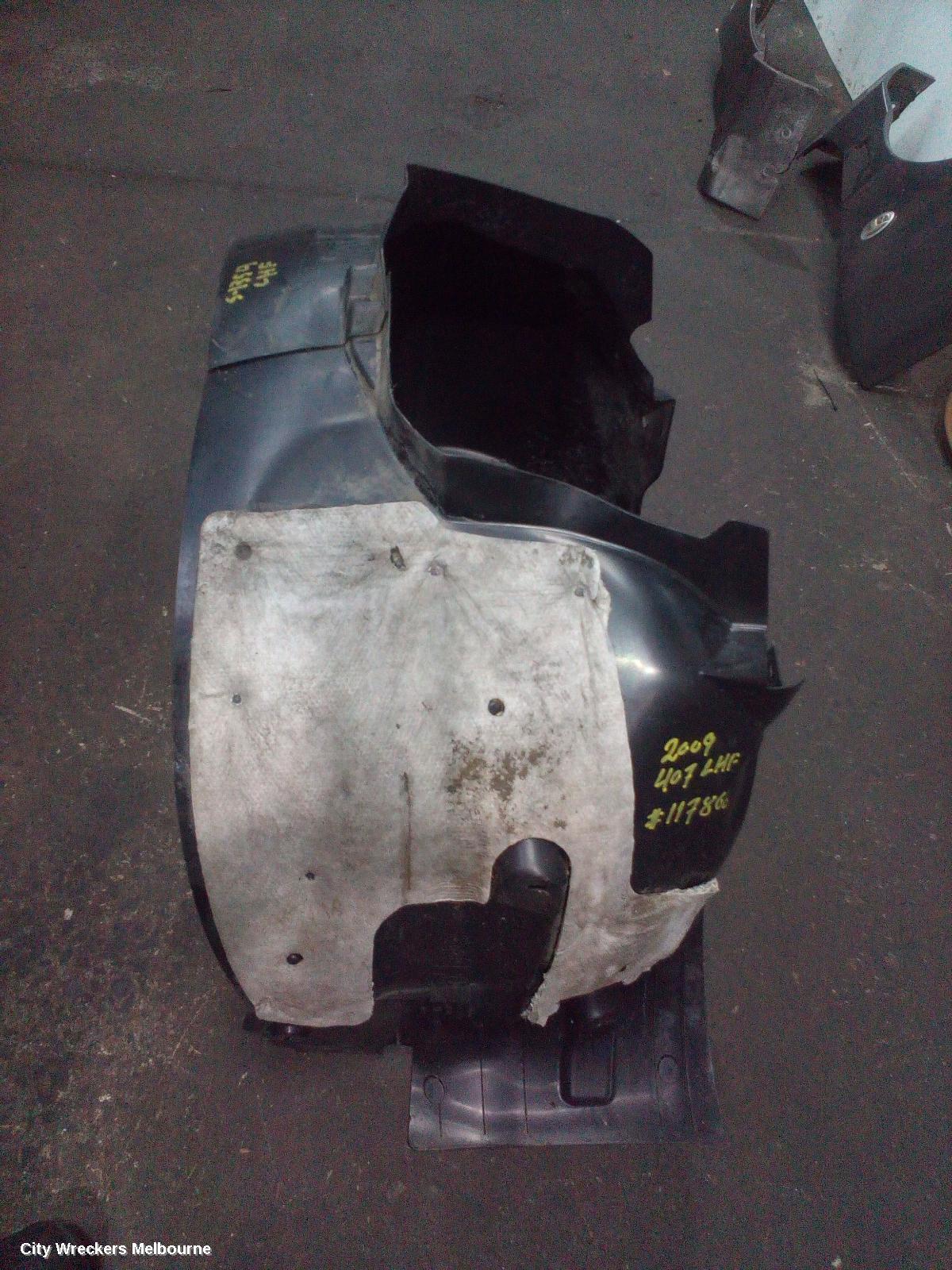 PEUGEOT 407 LEFT GUARD LINER, COUPE, 03/2006 - 05/2009 - Image 3