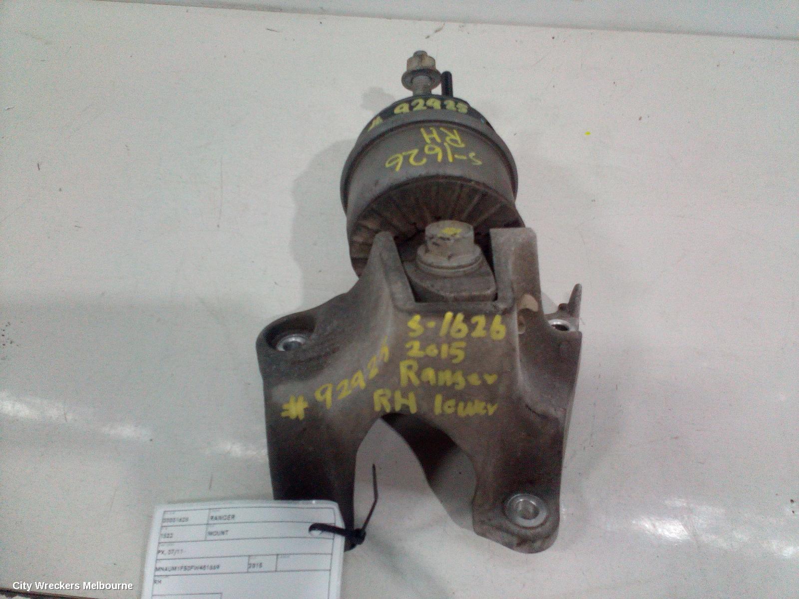FORD RANGER MOUNT, ENGINE MOUNT (RH SIDE), DIESEL, 2.2, P4AT, TURBO, PX SERIES 1, 06/2011 - 06/2015 - Image 1