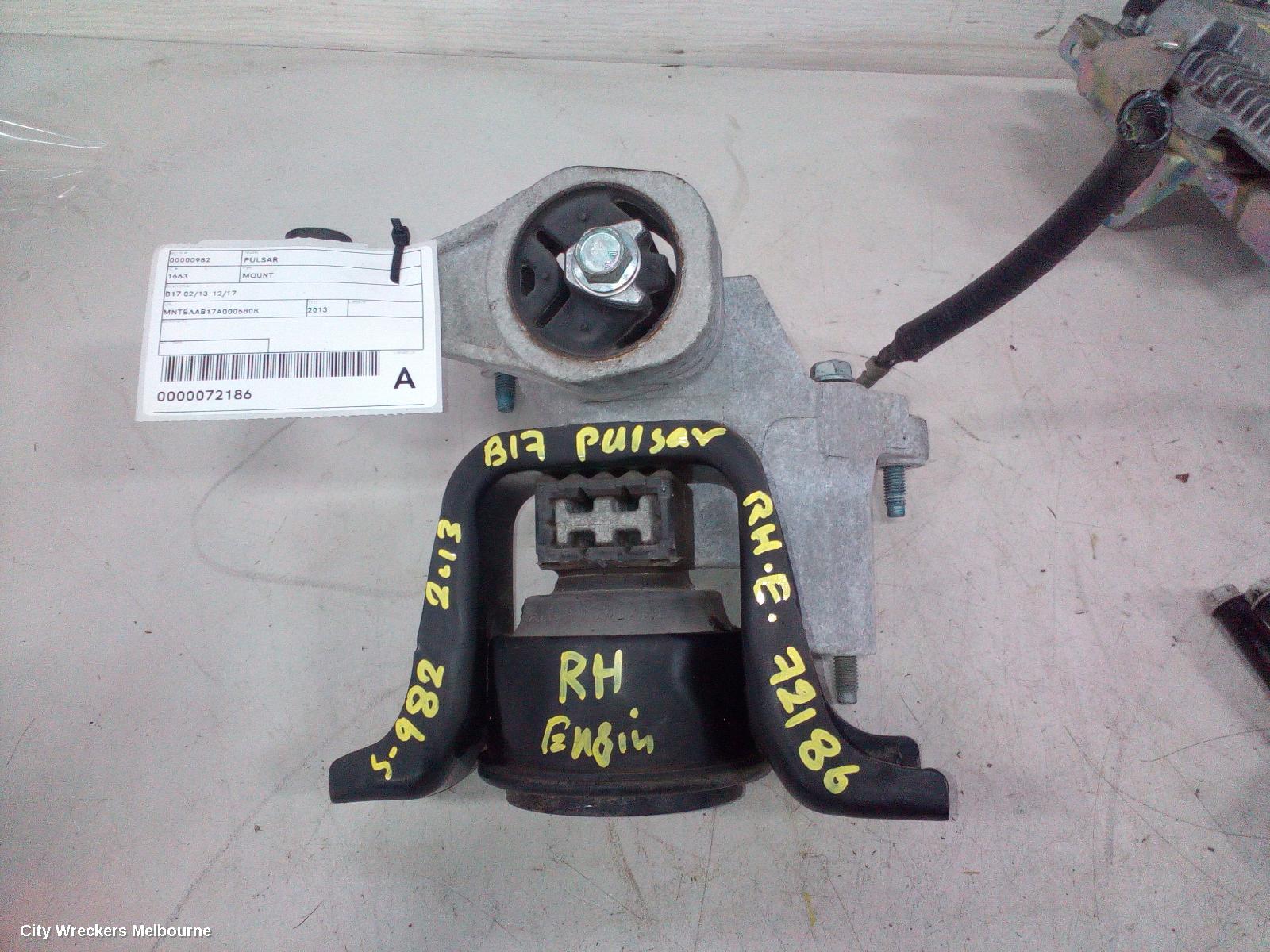 NISSAN PULSAR MOUNT, B17 02/2013 - 12/2017 - Image 1