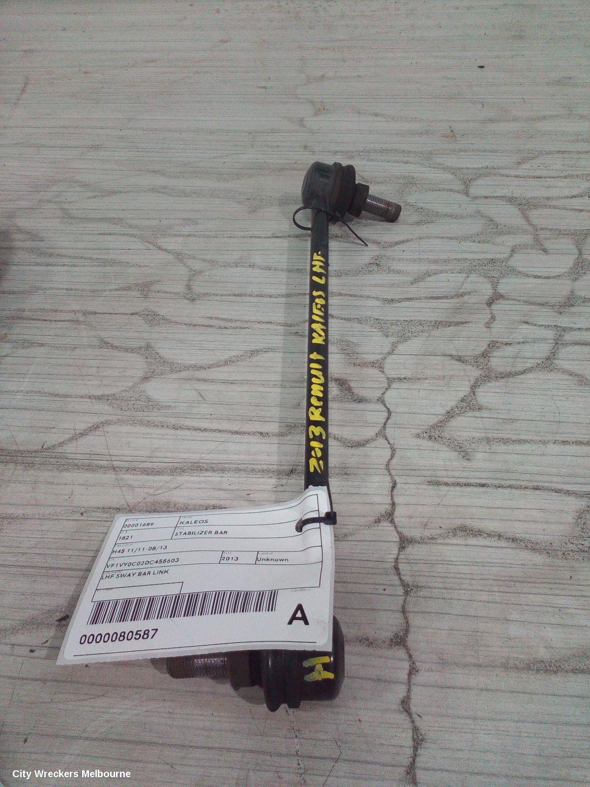 RENAULT KALEOS STABILISER BAR, H45 11/2011 - 08/2013 - Image 1