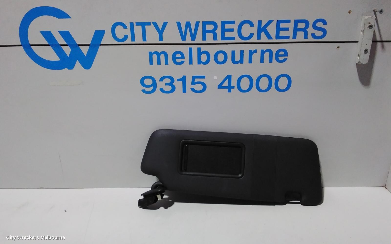 AUDI A4 SUNVISOR, B8 8K, RH SIDE, GREY,  02/2008 - 09/2015 - Image 1