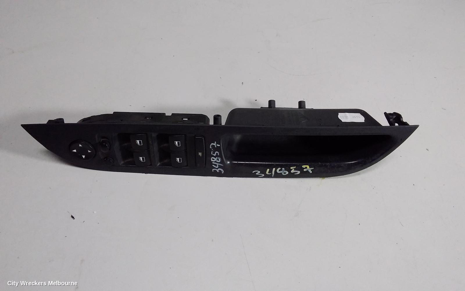 BMW 5 SERIES PWR DR WIND SWITCH, RH FRONT (MASTER SWITCH), NON AUTO DIP MIRROR, E60, 01/2007 - 04/2010 - Image 1