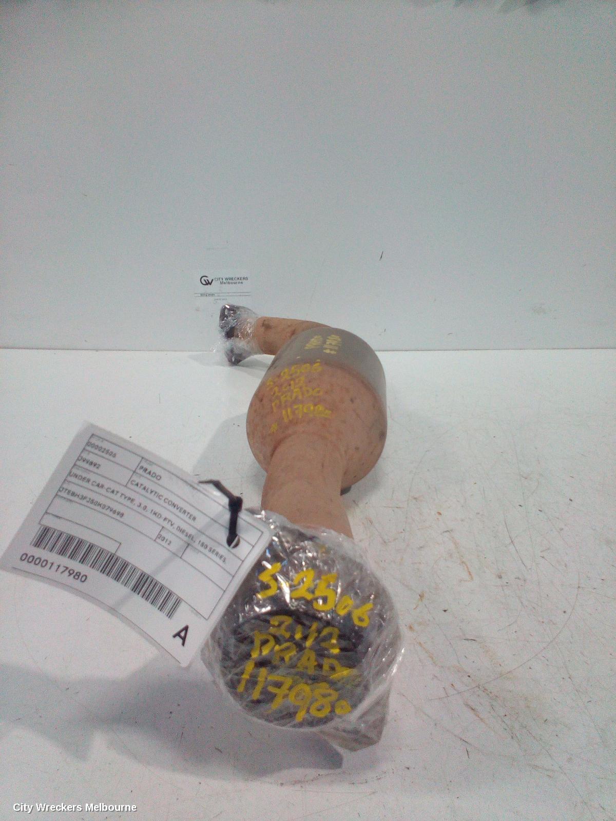 TOYOTA PRADO CATALYTIC CONVERTER, UNDER CAR-CAT TYPE, 3.0, 1KD-FTV, DIESEL, 150 SERIES, 08/2009 - 05/2015 - Image 3