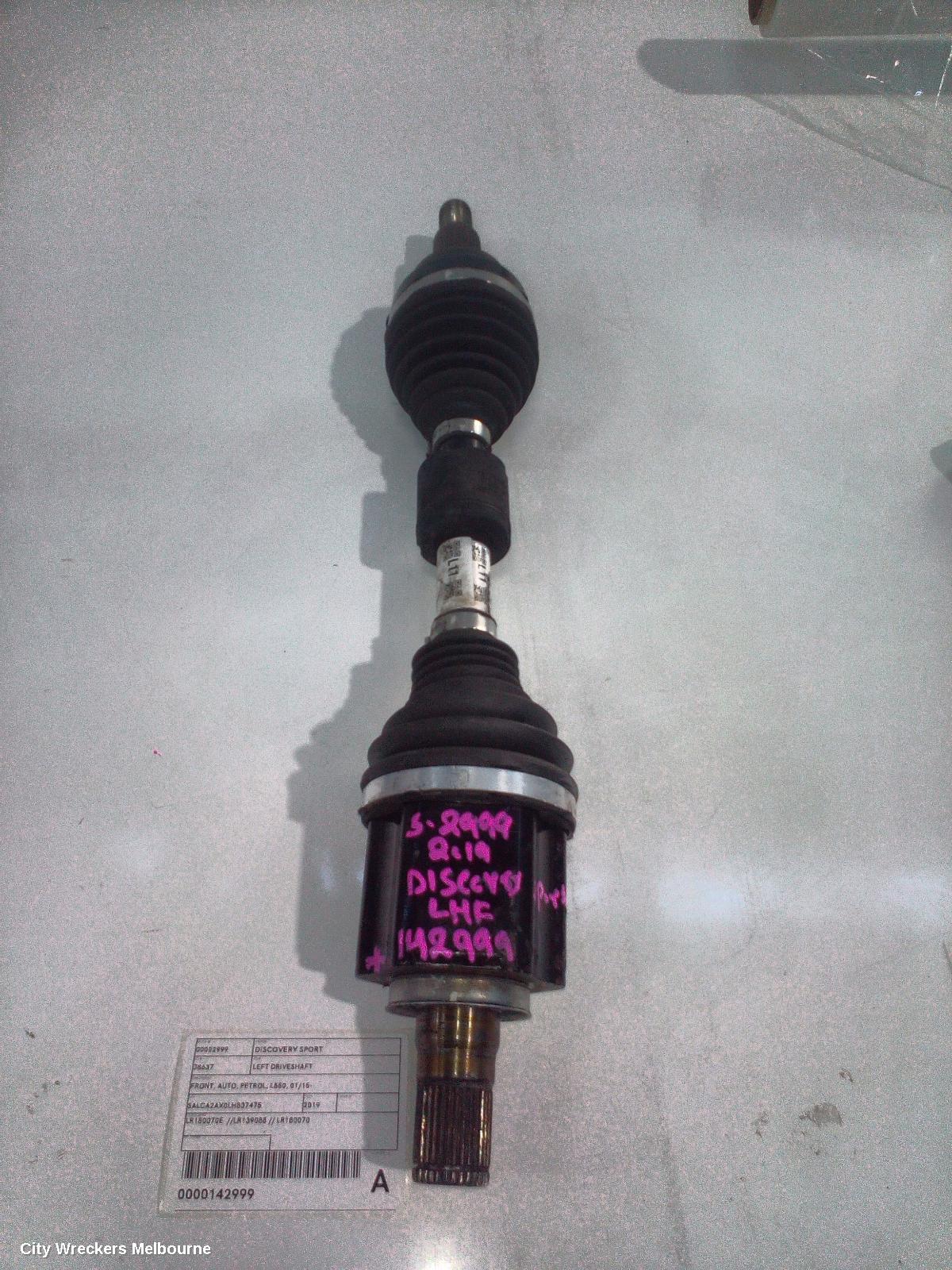 LAND ROVER DISCOVERY SPORT LEFT DRIVESHAFT, FRONT, AUTO, PETROL, L550, 01/2015 ONWARDS - Image 2