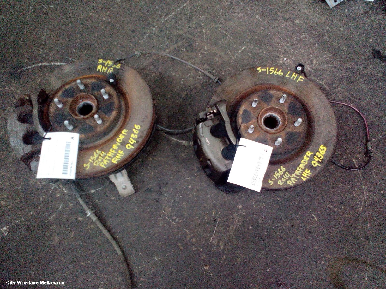 NISSAN PATHFINDER RIGHT FRONT HUB ASSEMBLY, R52, 06/2013 - 04/2021 - Image 2