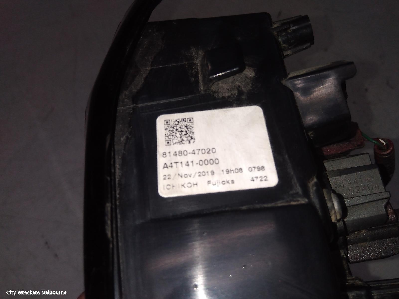 TOYOTA PRIUS RIGHT TAILLIGHT, ZVW50R, IN BUMPER, 03/2019 - 12/2021 - Image 3