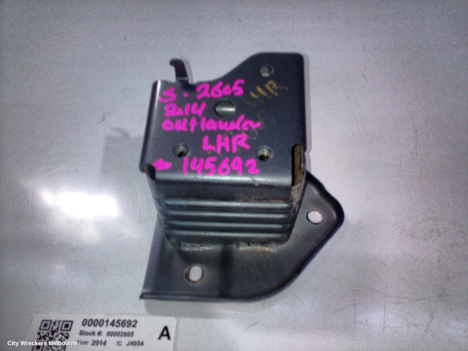 MITSUBISHI OUTLANDER R/BAR BRACKET/REINFO, MAIN REINFORCEMENT BRACKET (LH SIDE), NON PHEV, ZJ-ZL, 10/2012 - 07/2021 - Image 1