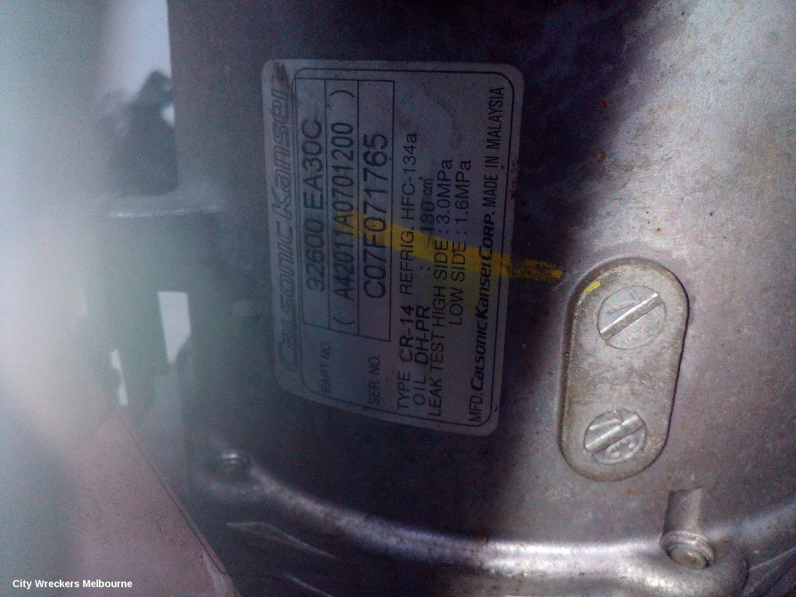 NISSAN NAVARA A/C COMPRESSOR, D40, 4.0, VQ40, PETROL, 09/2005 - 01/2010 - Image 2