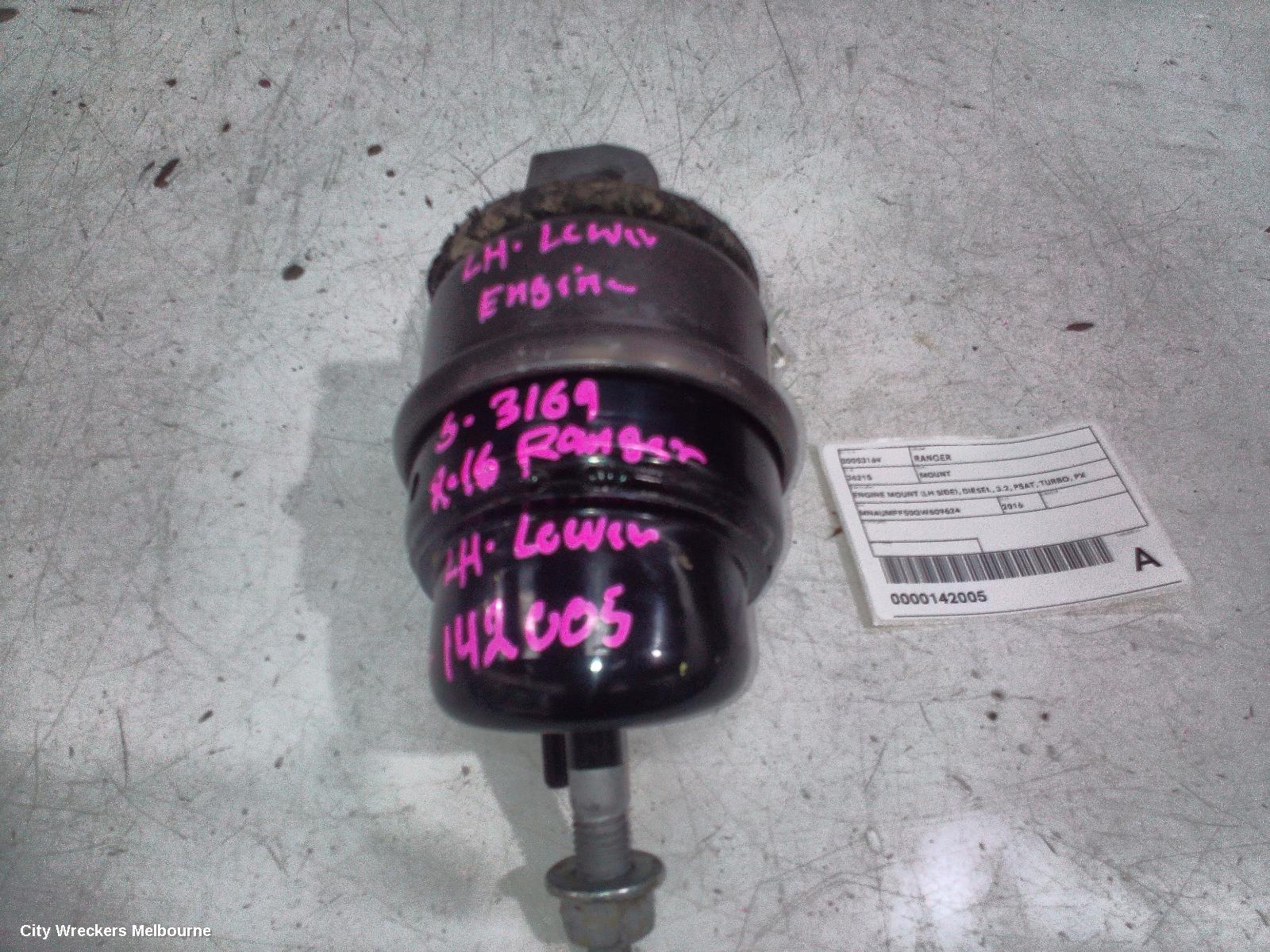 FORD RANGER MOUNT, ENGINE MOUNT (LH SIDE), DIESEL, 3.2, P5AT, TURBO, PX SERIES 2-3, 06/2015 - 04/2022 - Image 1