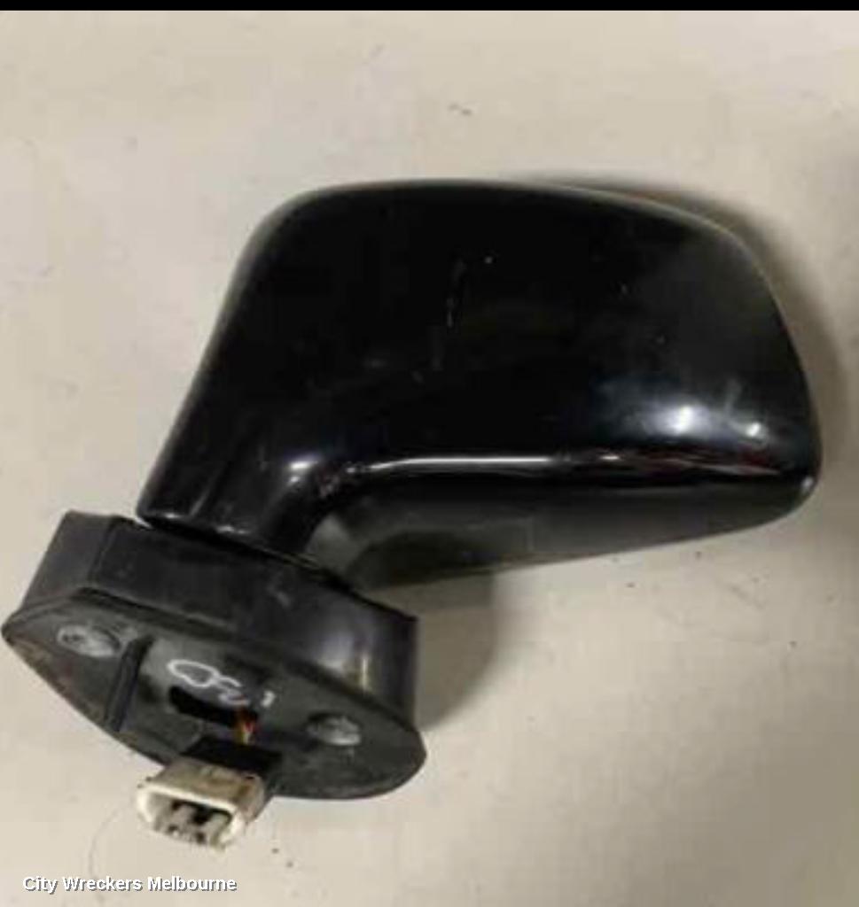 MITSUBISHI MAGNA LEFT DOOR MIRROR, TL-TW, POWER, BLACK, 07/2003 - 08/2005 - Image 1