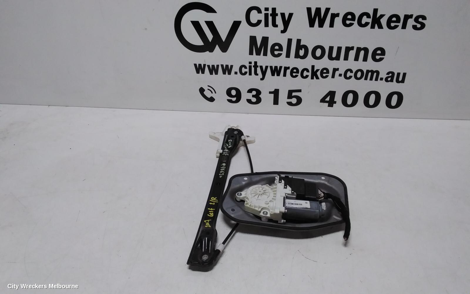 VOLKSWAGEN GOLF LEFT REAR WND REG/MOTOR, GEN 5 06/2004 - 02/2009 - Image 2