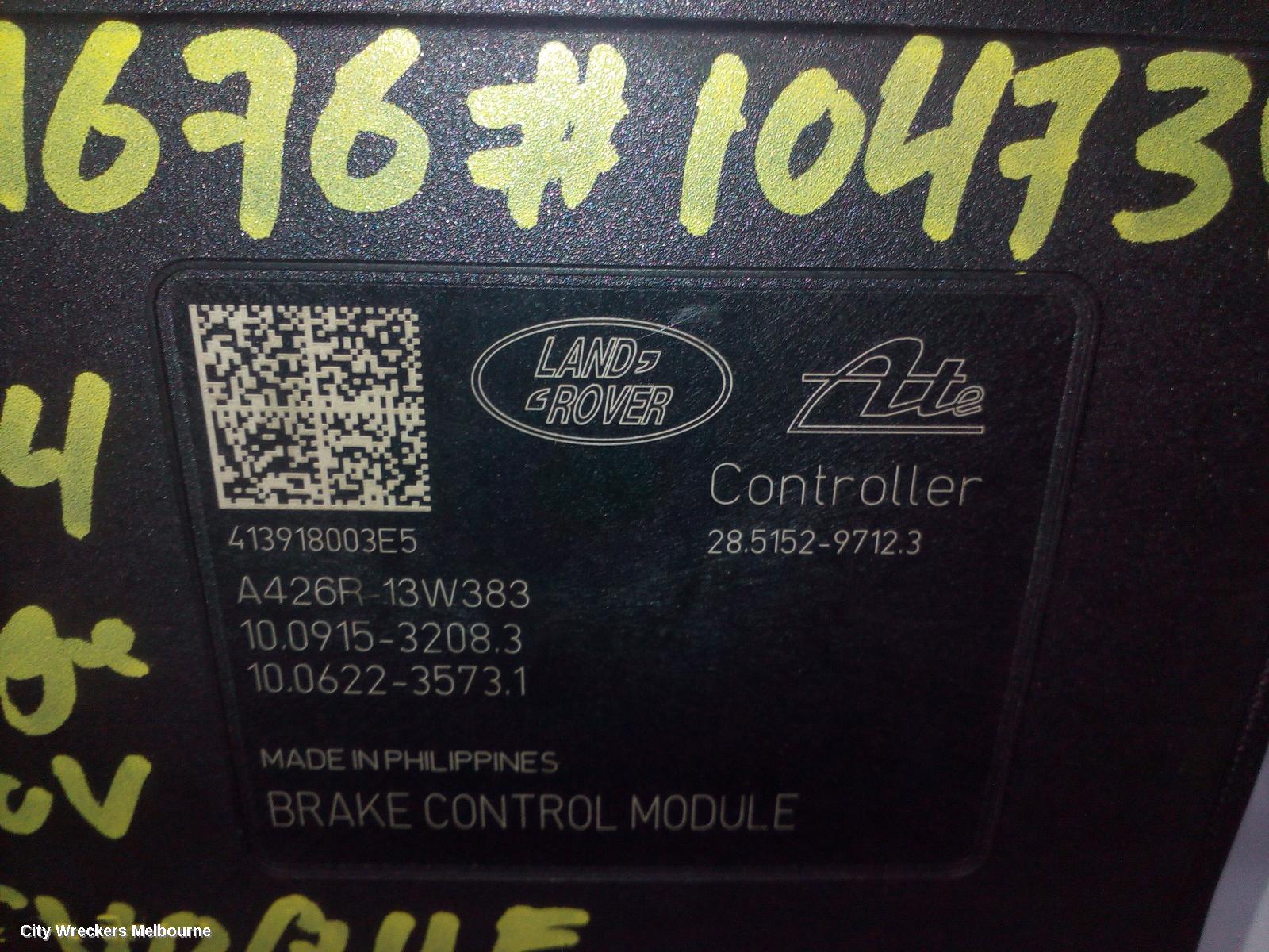 LAND ROVER RANGEROVER EVOQUE ABS PUMP/MODULATOR, L538, 11/2011 - 01/2019 - Image 3
