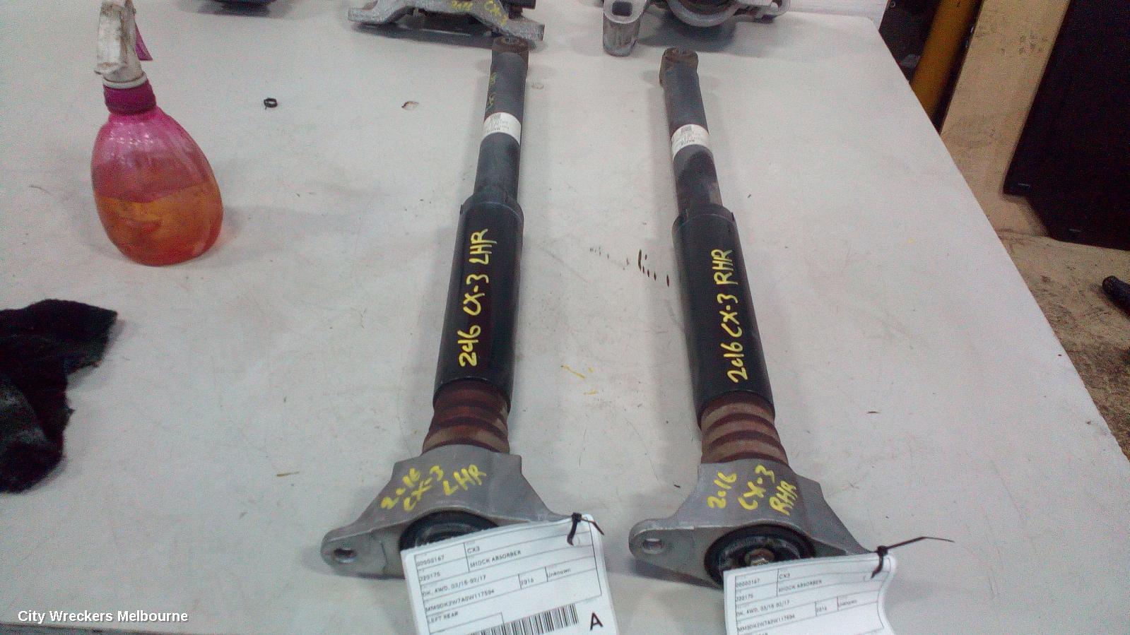 MAZDA CX3 SHOCK ABSORBER, DK, 4WD, 03/2015 - 02/2017 - Image 2