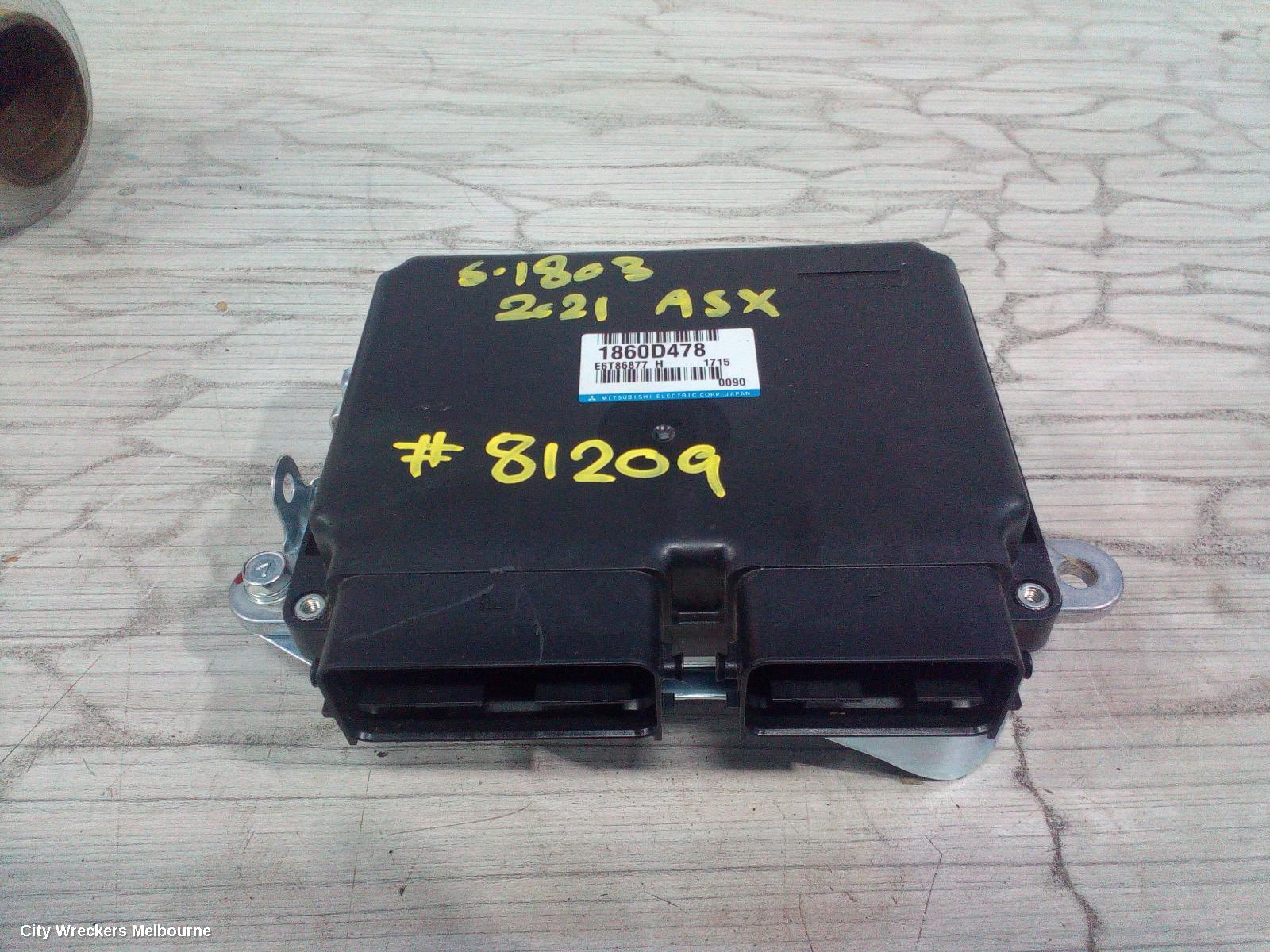 MITSUBISHI ASX ECU, ENGINE ECU, PETROL, AUTO T/M, ECU ONLY, XB-XC, 09/2012 ONWARDS - Image 2