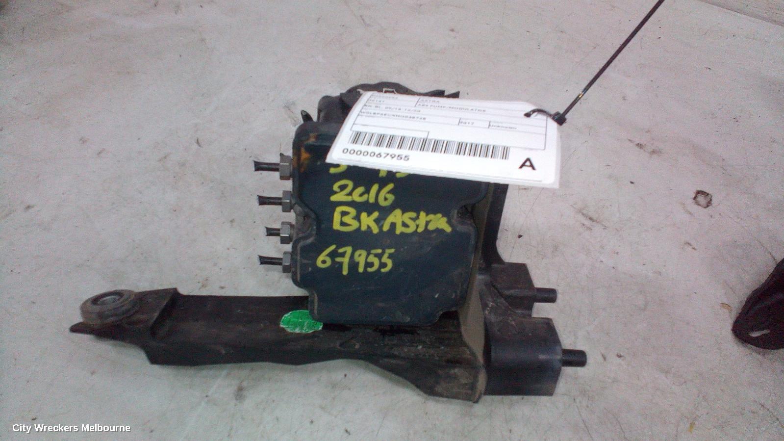HOLDEN ASTRA ABS PUMP/MODULATOR, BK-BL, 09/2016 - 12/2020 - Image 3