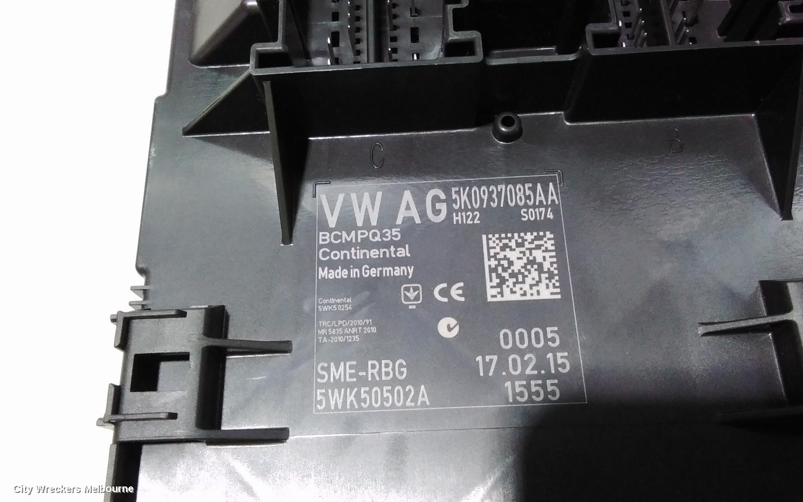 VOLKSWAGEN CADDY ECU, BCM, 2KN, 07/2015 - 02/2021 - Image 3