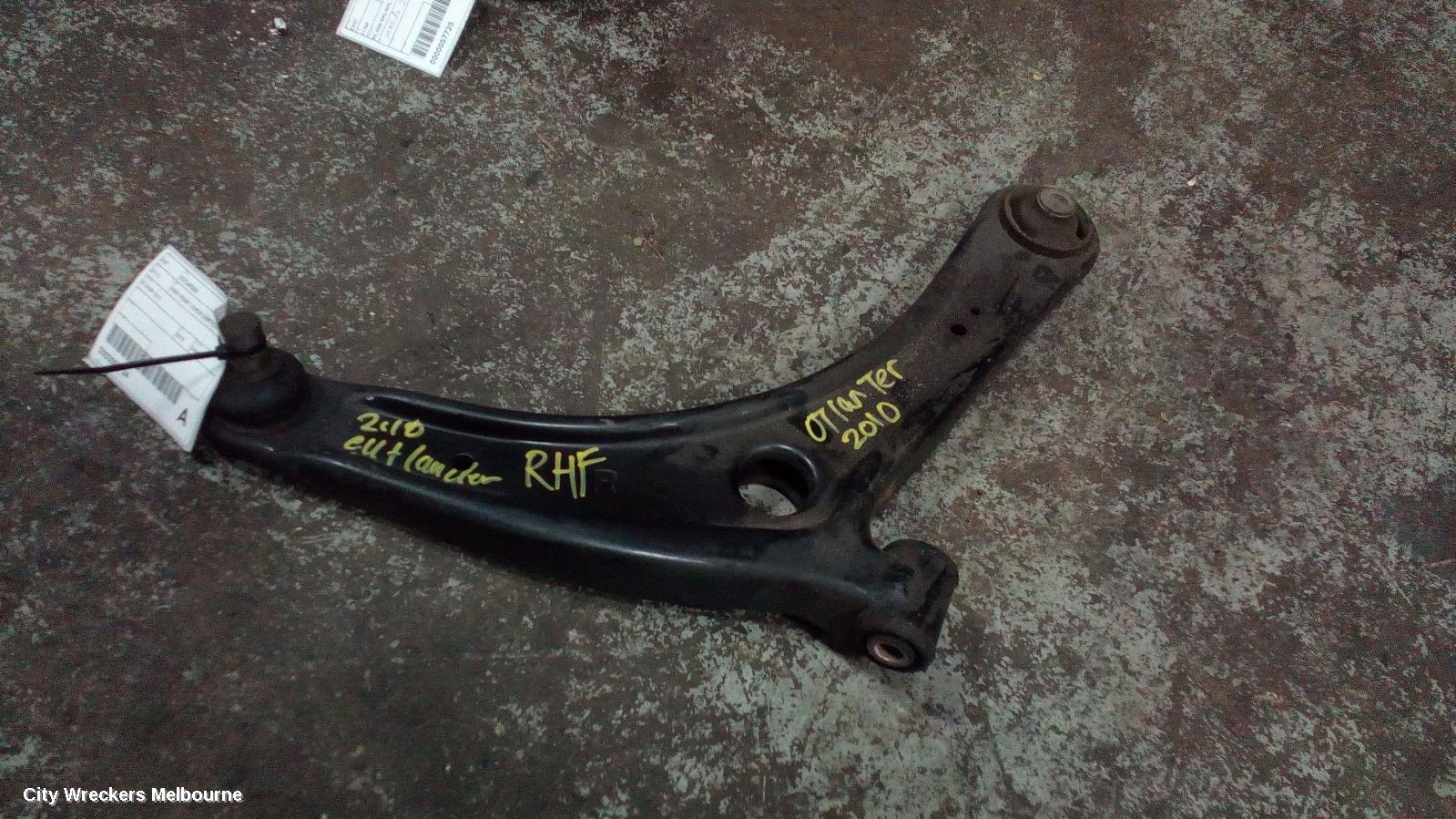 MITSUBISHI OUTLANDER RIGHT FRONT LOWER CONTROL ARM, ZH, 09/2009 - 10/2012 - Image 1