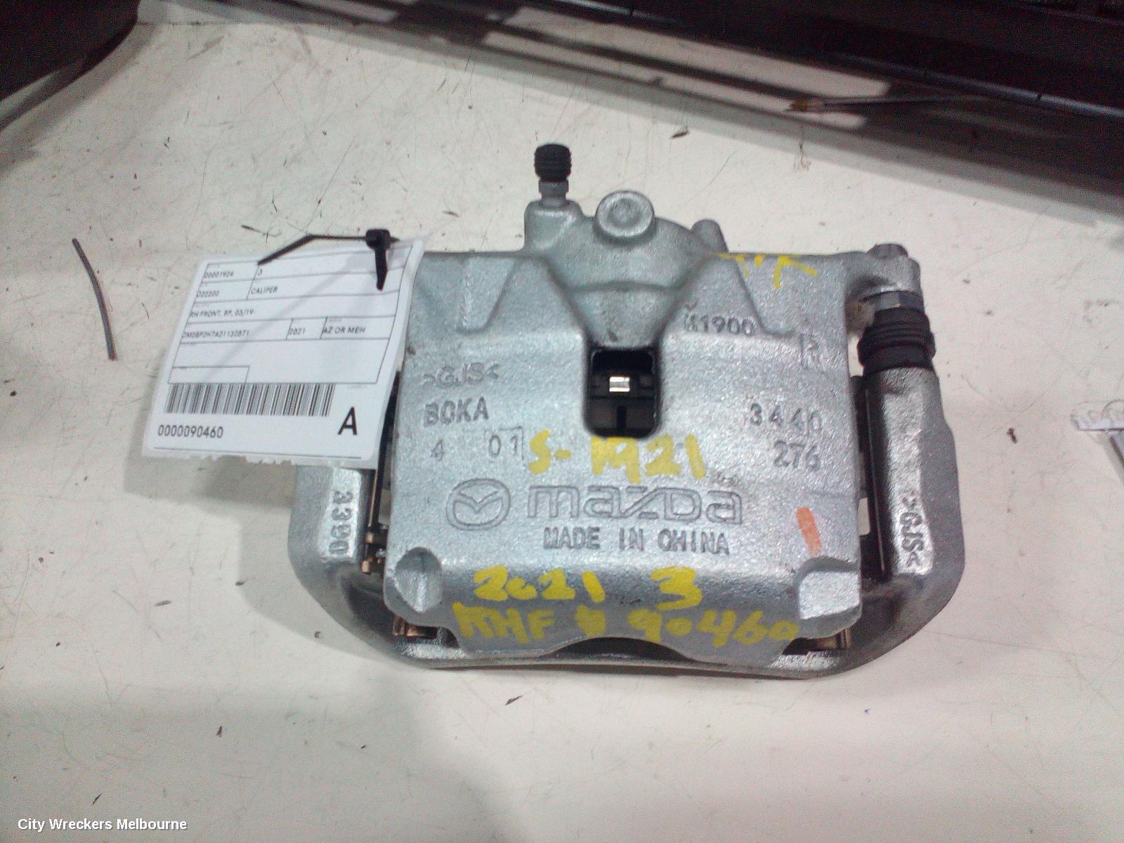 MAZDA 3 CALIPER, RH FRONT, BP, 03/2019 ONWARDS - Image 2