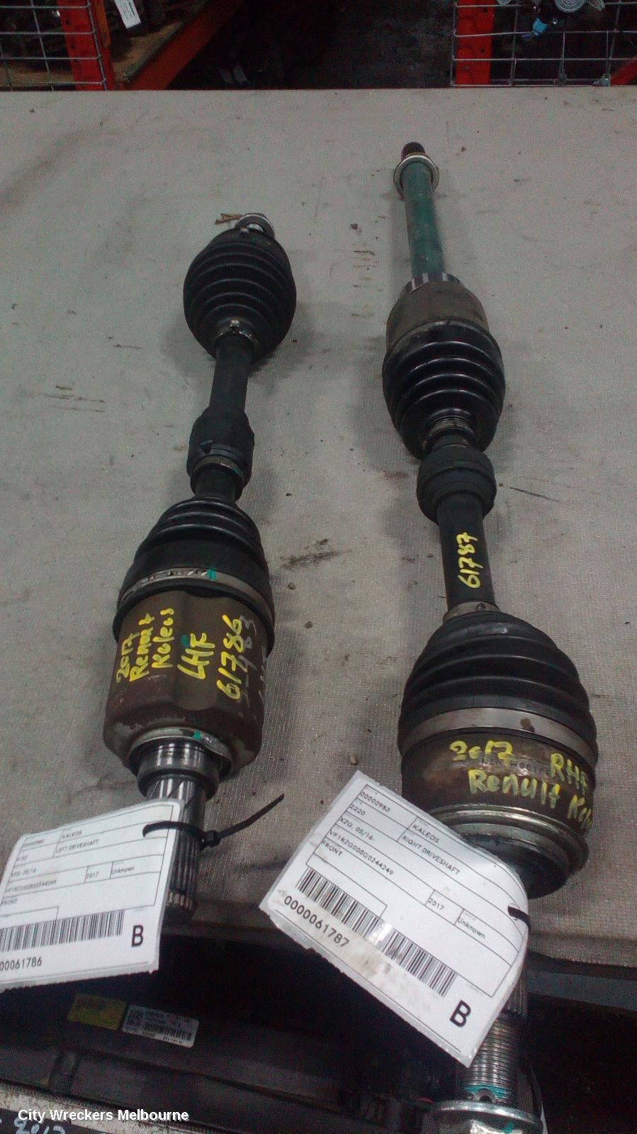 RENAULT KALEOS LEFT DRIVESHAFT, FRONT, AUTO, FWD, PETROL, XZG, 05/2016 ONWARDS - Image 2