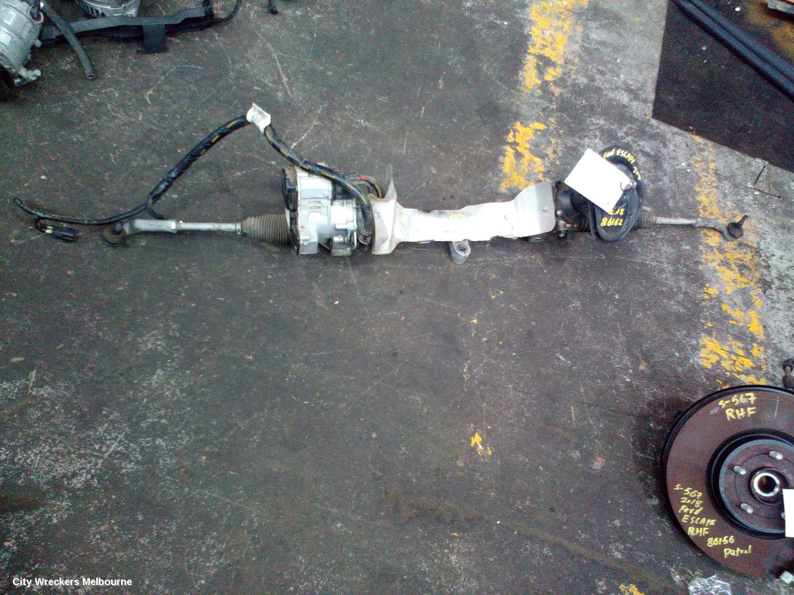 FORD ESCAPE STEERING BOX/RACK, ZG, PETROL, 09/2016 - 05/2020 - Image 2