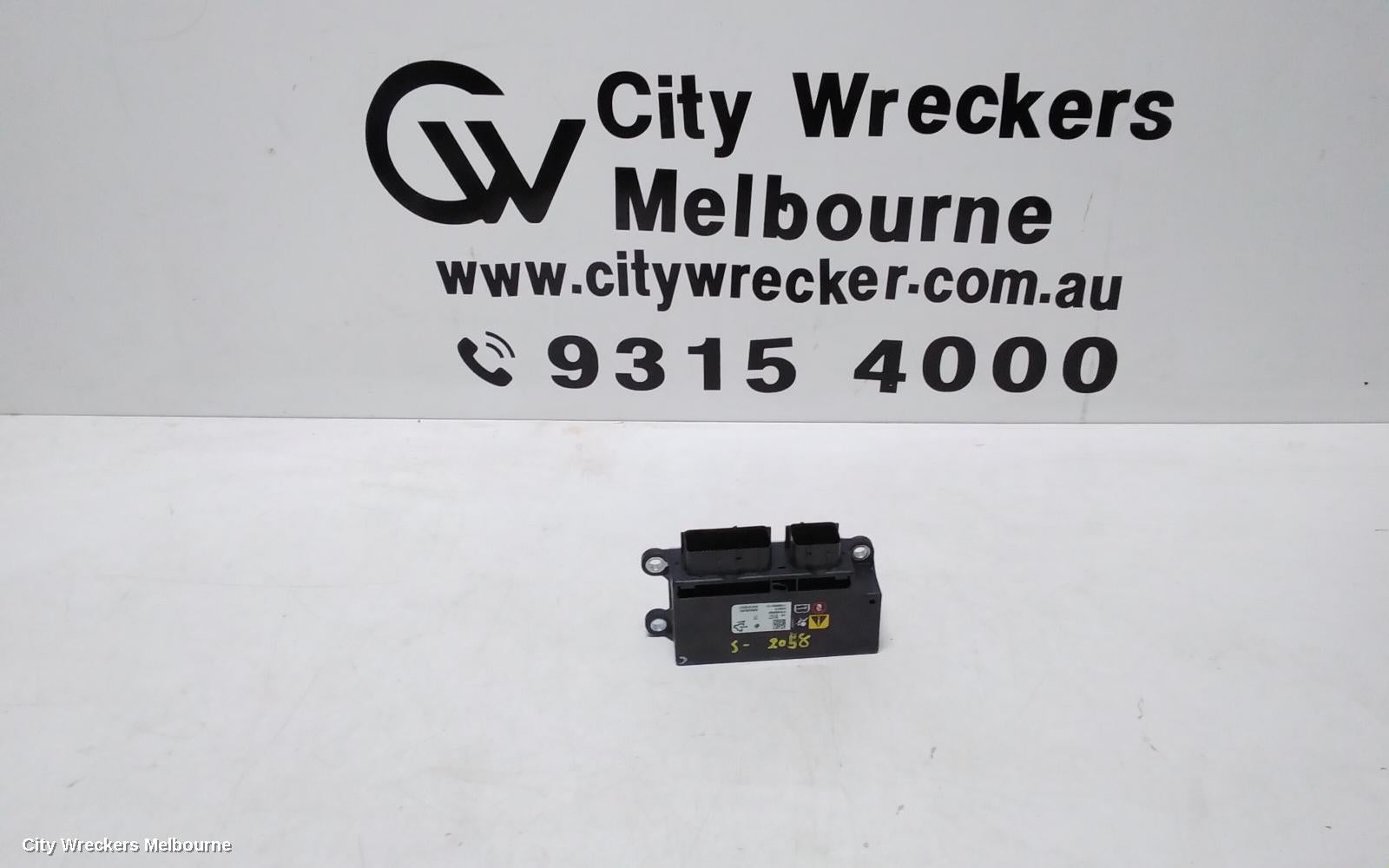 HOLDEN COMMODORE AIRBAG MODULE/SENSOR, MODULE, NON COLLISION AVOIDANCE TYPE, ZB, 10/2017 - 12/2020 - Image 1