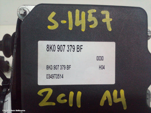 AUDI A4 ABS PUMP/MODULATOR, B8 8K, P/N 8K0614517EF, 02/2008 - 09/2015 - Image 1