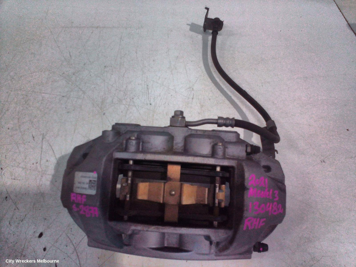 TESLA MODEL 3 CALIPER, RH FRONT, STANDARD TYPE, GRAY, 1ST GEN, 06/2019 ONWARDS - Image 2