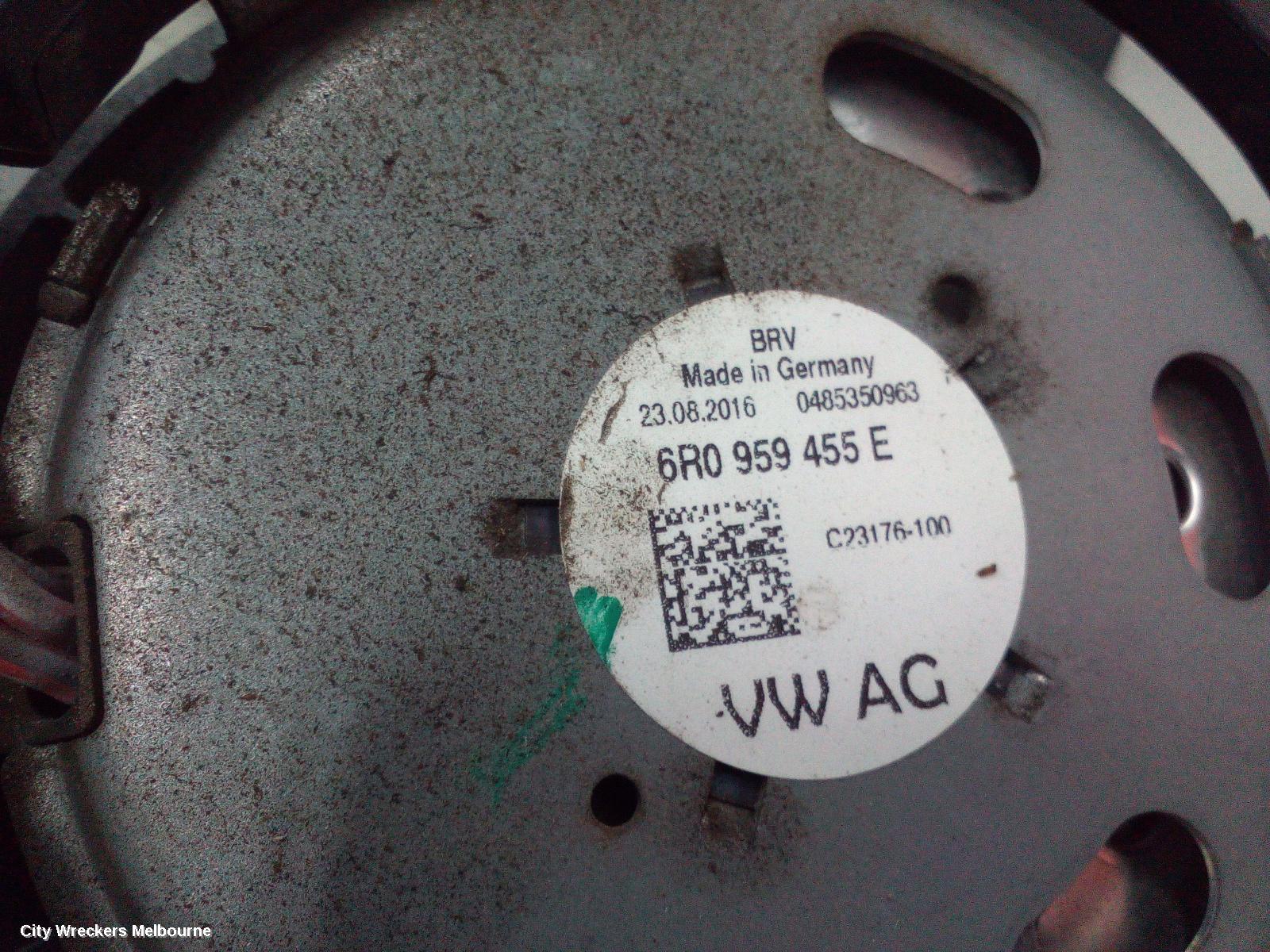 VOLKSWAGEN POLO FAN, SINGLE FAN ASSY, 1.2/1.6, PETROL/DIESEL, 6R, 05/2010 - 09/2017 - Image 1