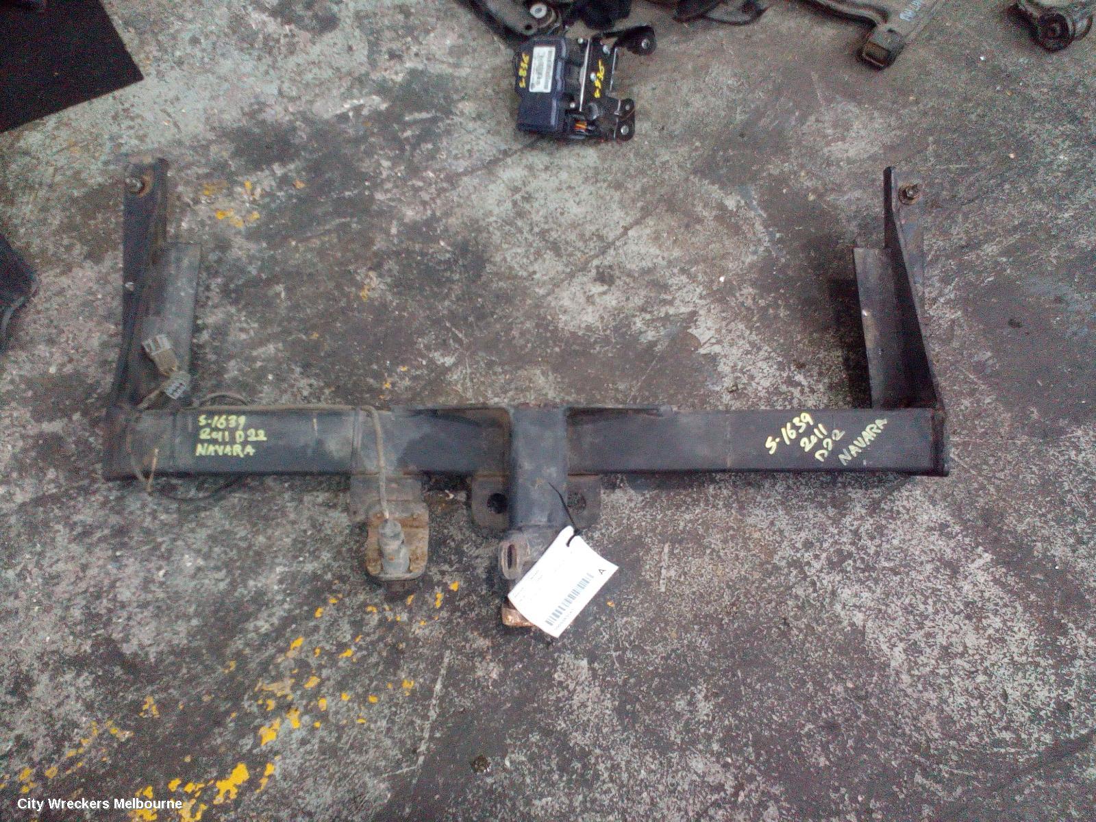 NISSAN NAVARA TOWBAR, D22, DUAL CAB, 4WD, NON STEP REAR BAR TYPE, 12/2008 - 08/2015 - Image 1