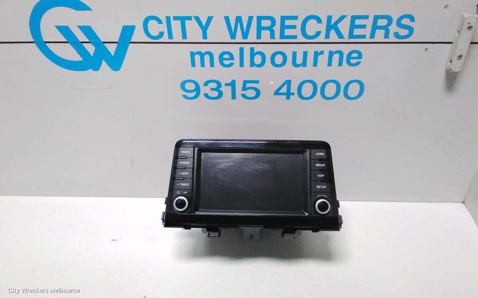 KIA PICANTO RADIO/CD/DVD/SAT/TV, DISPLAY UNIT, 7IN TOUCHSCREEN, JA, 05/2017 - 07/2020 - Image 1