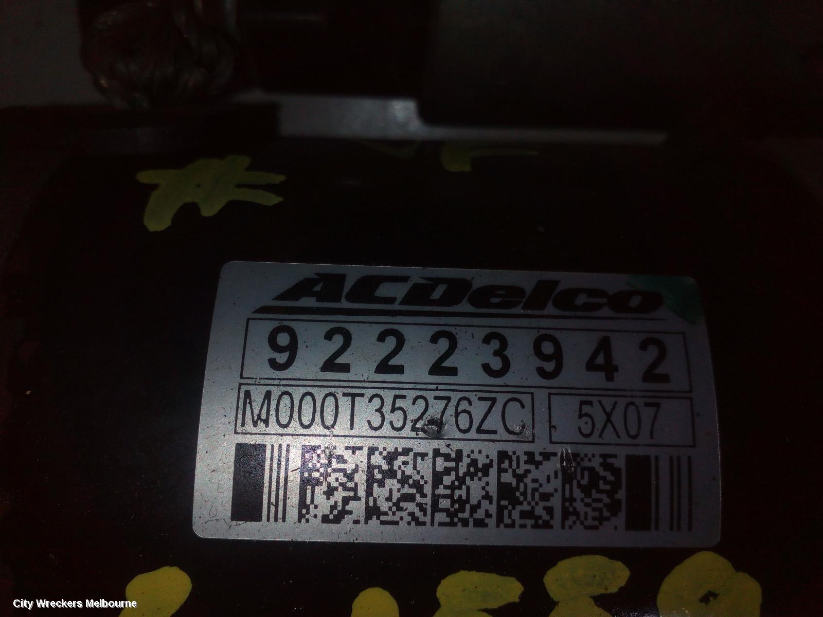 HOLDEN COMMODORE STARTER, 3.0, LFW, VF, 05/2013 - 12/2017 - Image 1