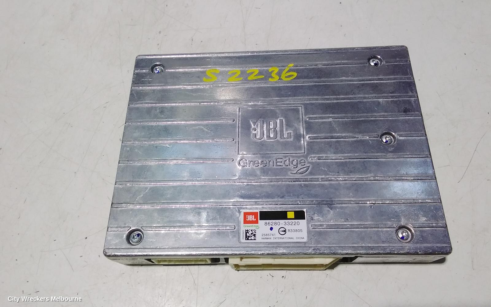 TOYOTA CAMRY RADIO/CD/DVD/SAT/TV, AMPLIFIER, ASV50/AVV50, 12/2011 - 10/2017 - Image 2
