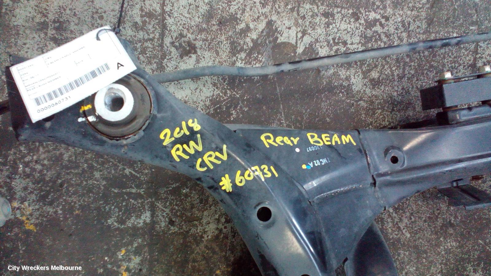 HONDA CRV R BEAM/CRADLE/XMEMBR, RW, 05/2017 - 08/2023 - Image 2