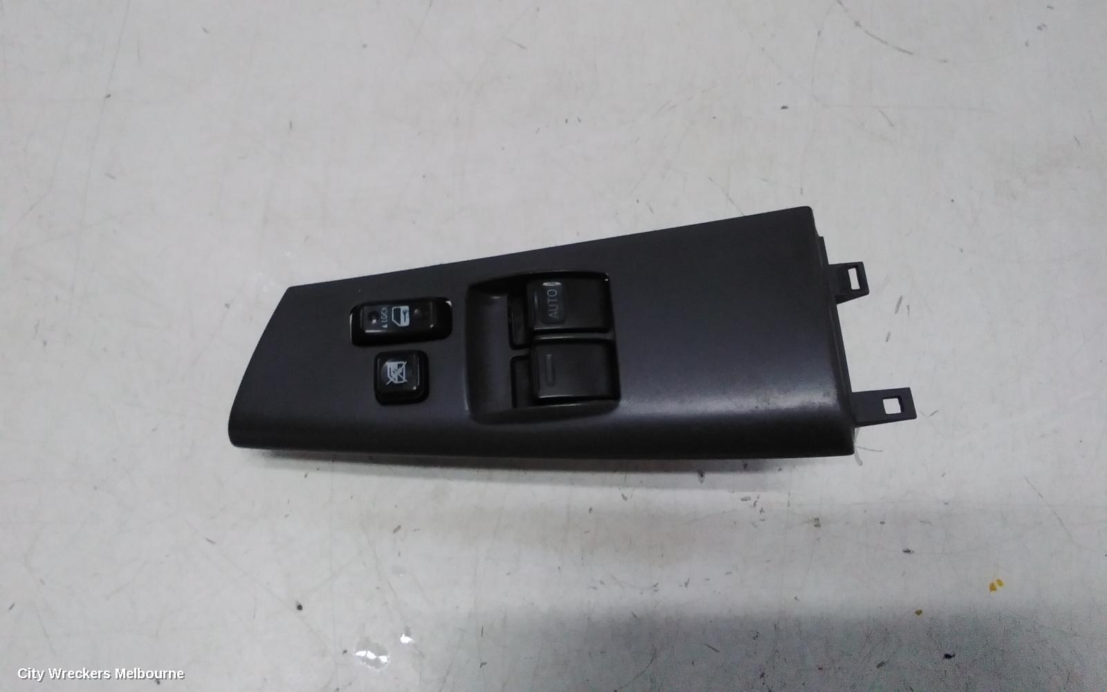 TOYOTA COROLLA PWR DR WIND SWITCH, RH FRONT (MASTER SWITCH), 2 SWITCH TYPE, ZZE122, 12/2001 - 04/2007 - Image 2