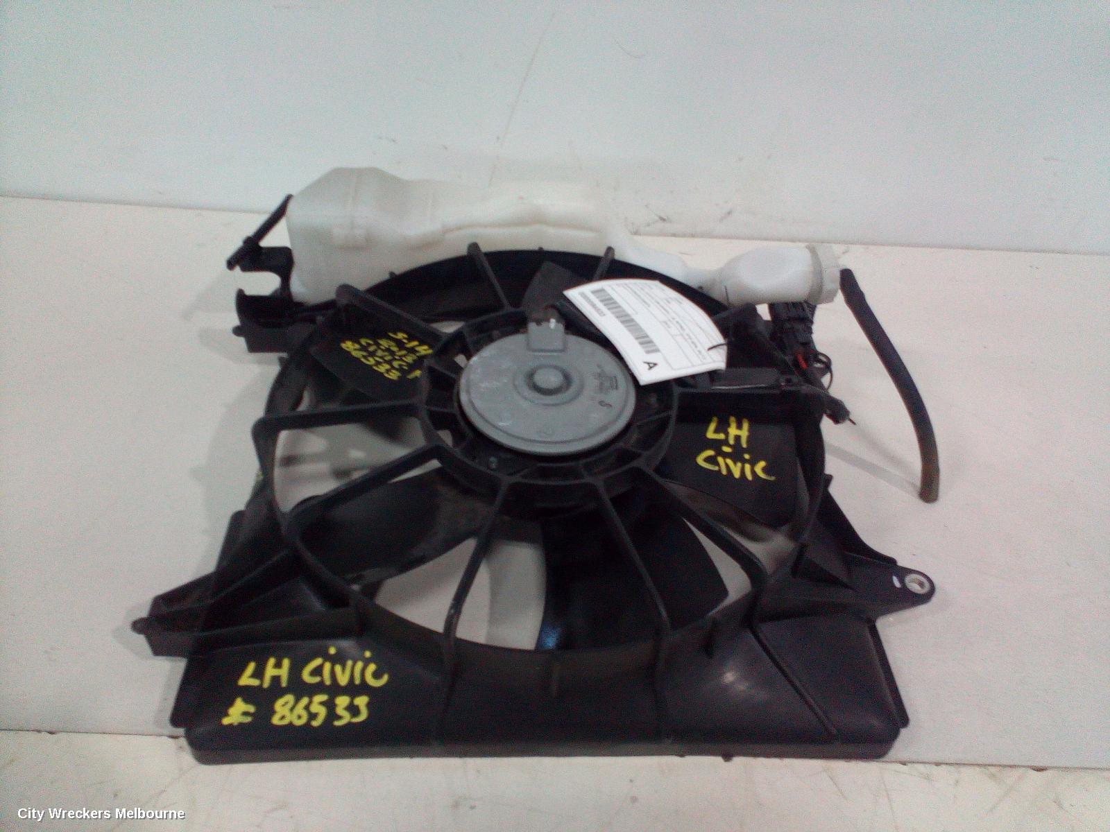 HONDA CIVIC FAN, A/C FAN, HATCH (VIN SHHFK), 1.8, PETROL, 9TH GEN, 06/2012 - 04/2016 - Image 3