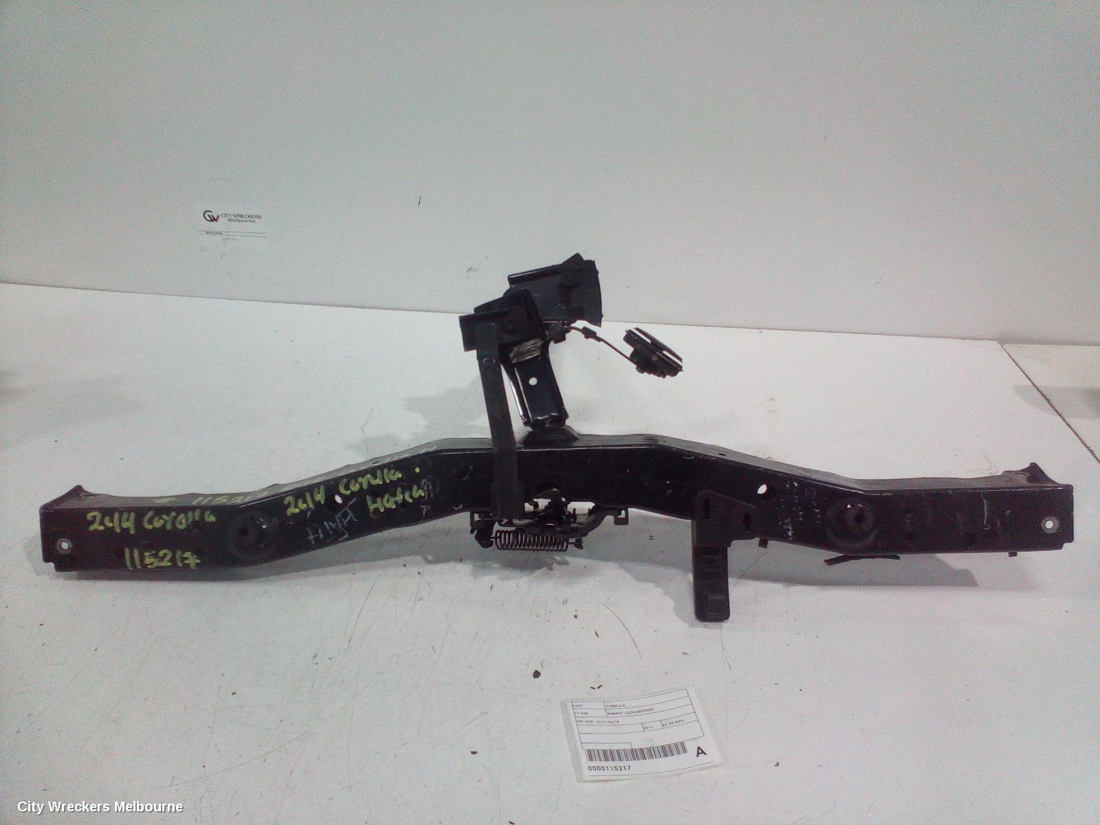 TOYOTA COROLLA BONNET LOCK/SUPPORT, ZRE182R, 10/2012 - 06/2018 - Image 2