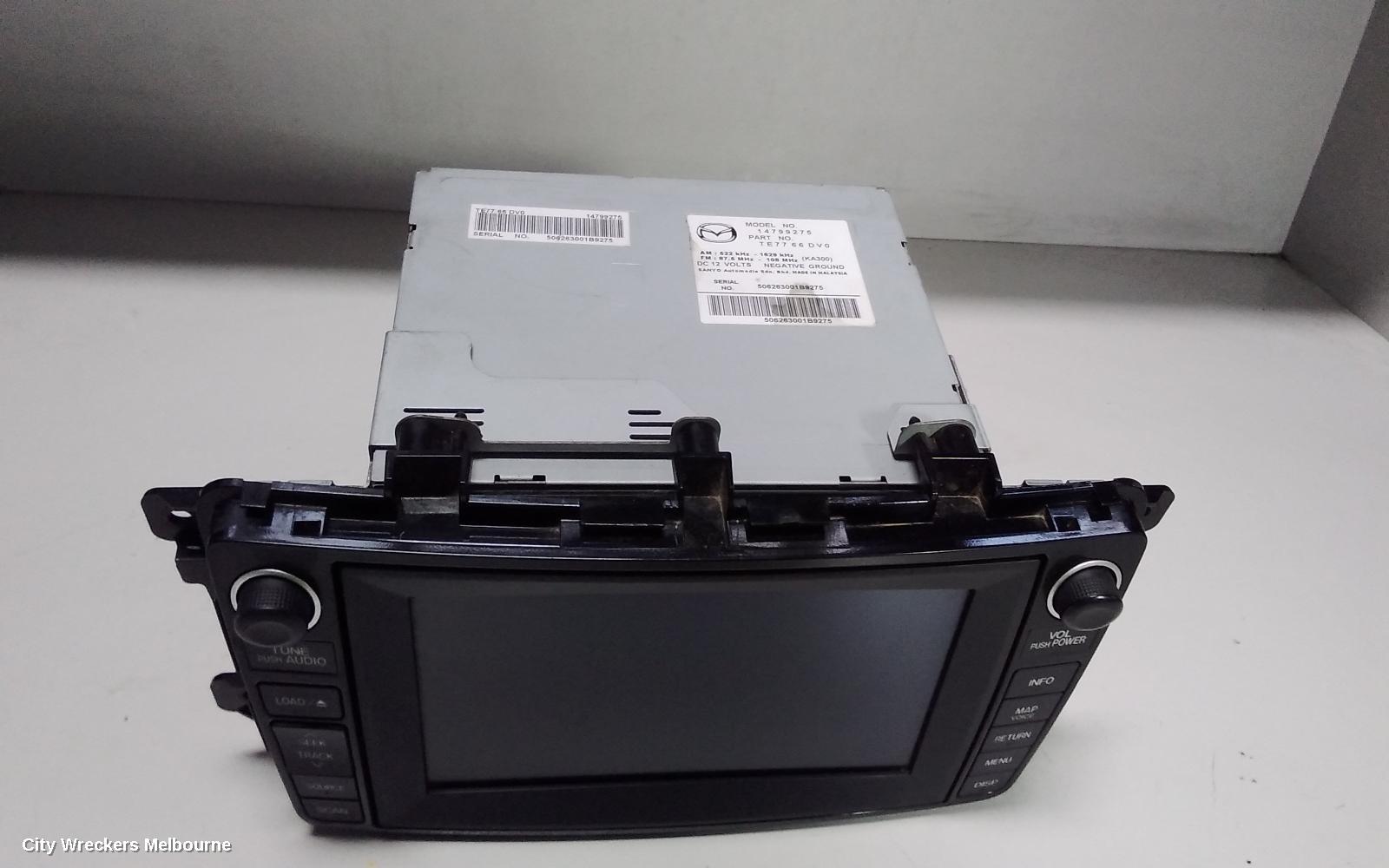 MAZDA CX9 RADIO/CD/DVD/SAT/TV, DISPLAY UNIT, SAT NAV TYPE (P/N TE7766DV0), 09/2008 - 11/2012 - Image 2
