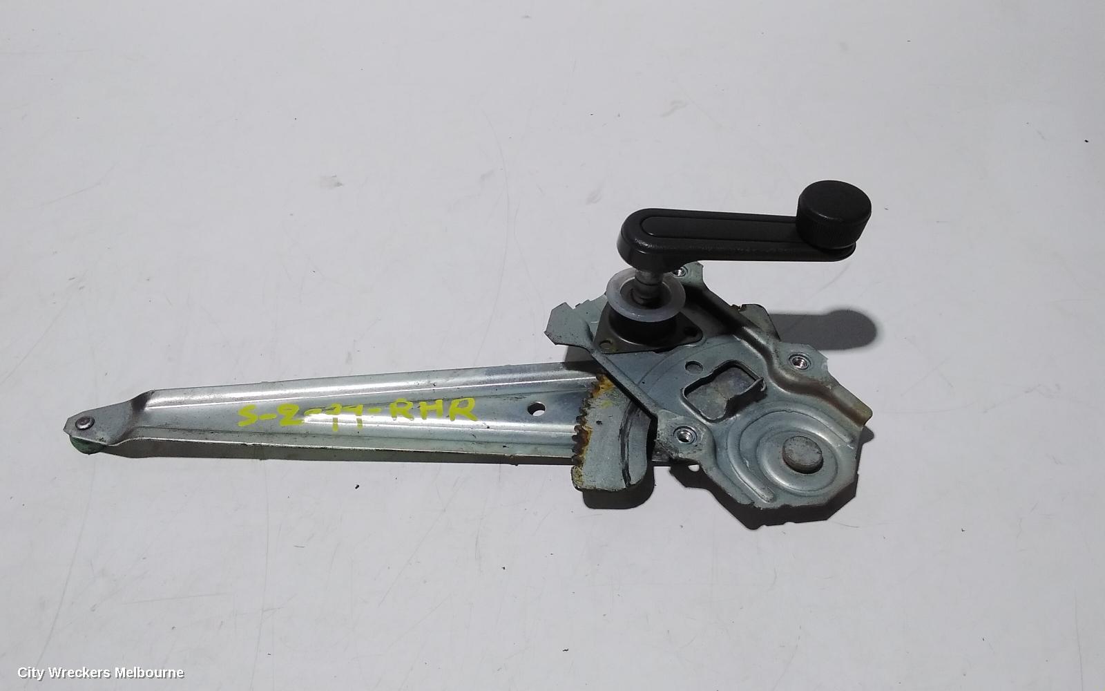 TOYOTA COROLLA RIGHT REAR WND REG/MOTOR, ZZE122, MANUAL, 12/2001 - 06/2007 - Image 1
