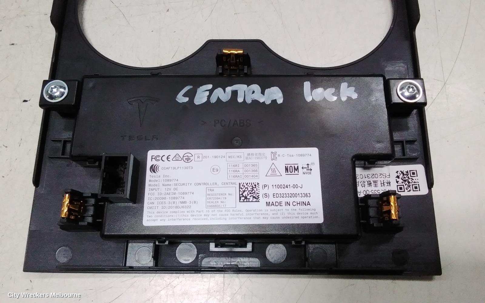 TESLA MODEL 3, 1ST GEN, 06/2019 ONWARDS, 1100241-00-J  SECURITY CONTROLLER, CENTRAL TESLA MODEL 3, MODEL Y: 128967 - Image 3