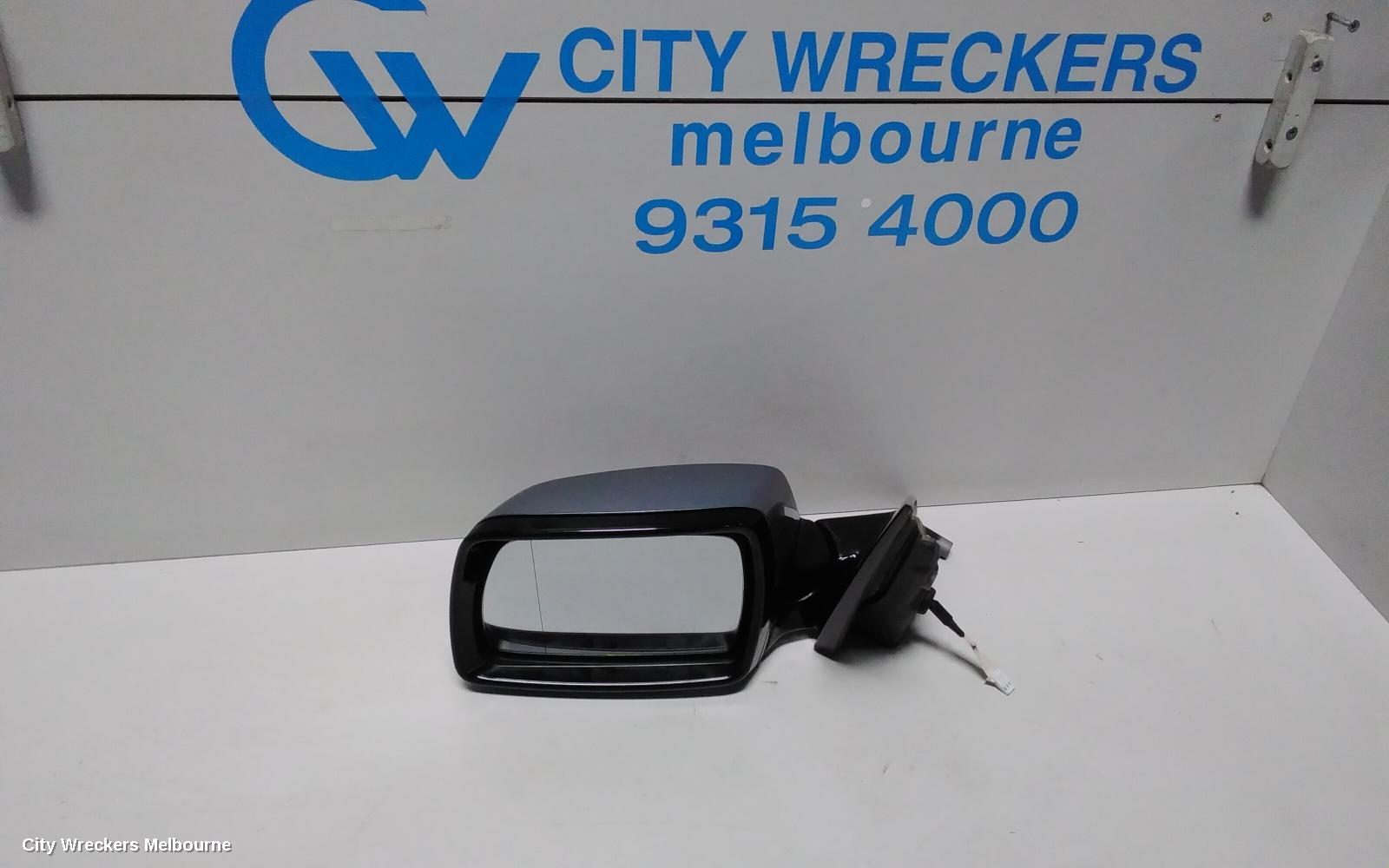 BMW X3 LEFT DOOR MIRROR, MANUAL FOLD, NON AUTO DIP, MEMORY, GLOSS BLACK LINE, M PACK, E83, 06/2004 - 11/2010 - Image 1