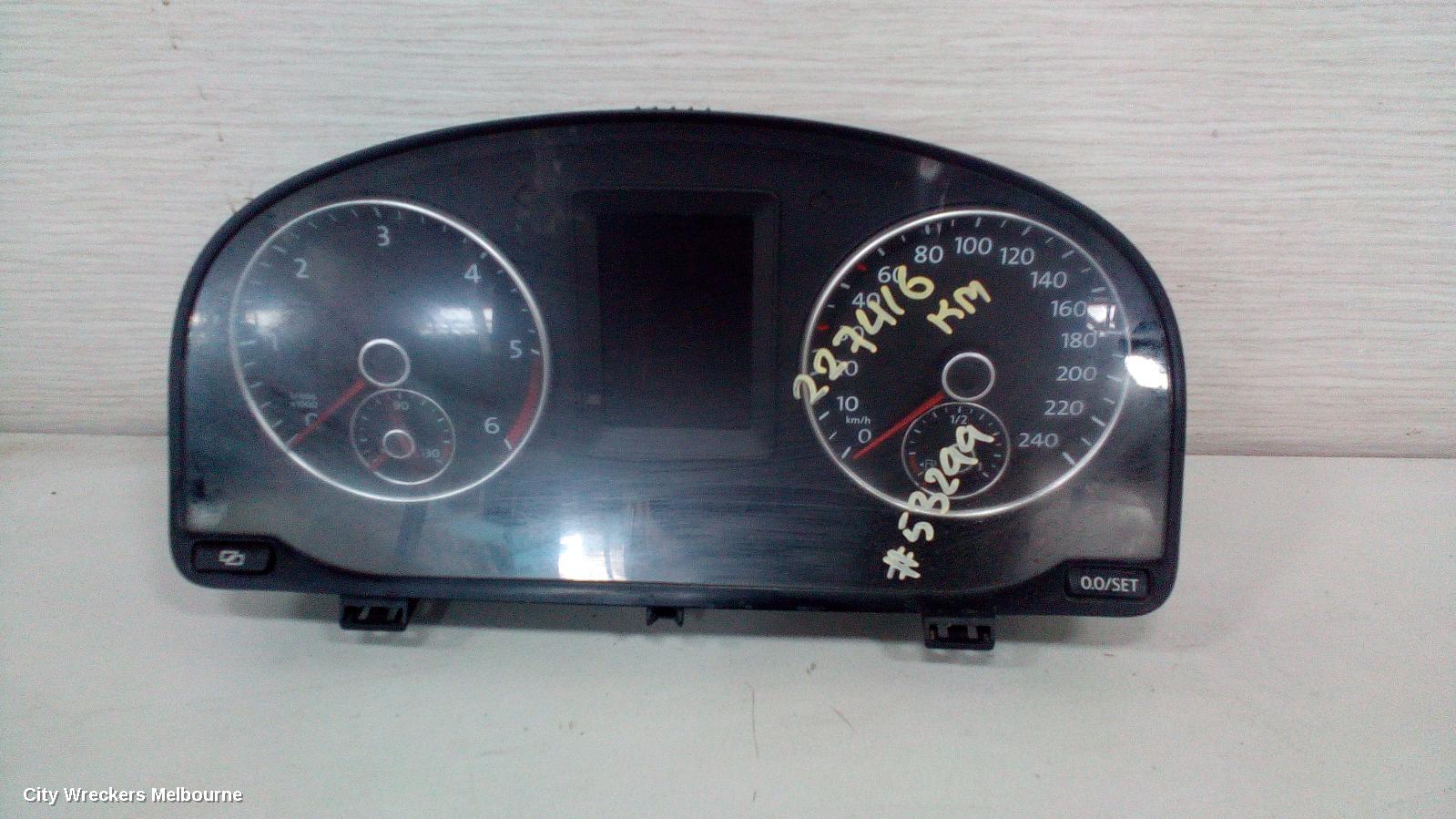 VOLKSWAGEN CADDY INSTRUMENT CLUSTER, P/N 2K0920865AX, 2K, 08/2010 - 06/2015 - Image 1