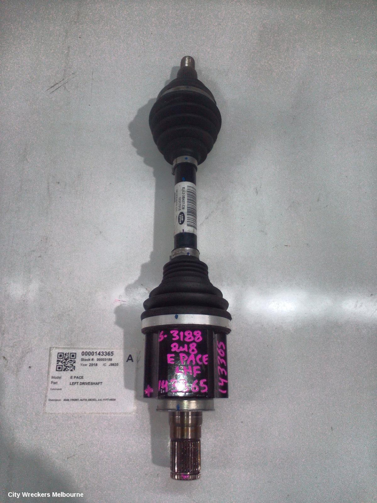 JAGUAR E PACE LEFT DRIVESHAFT, X540, FRONT, AUTO, DIESEL, 2.0, 11/2017 - 09/2020 - Image 2