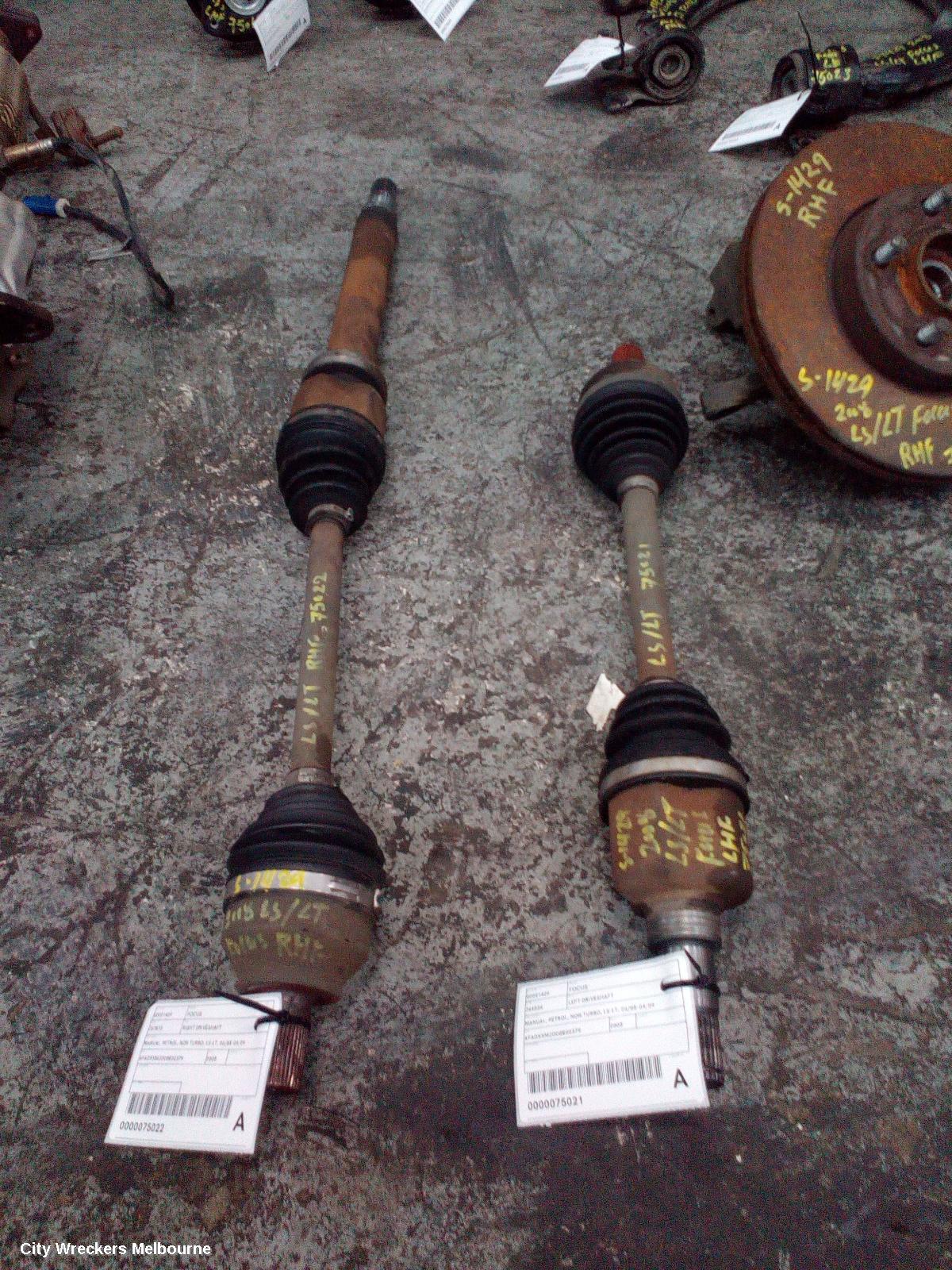 FORD FOCUS LEFT DRIVESHAFT, MANUAL, PETROL, NON TURBO, LS-LT, 06/2005 - 04/2009 - Image 2
