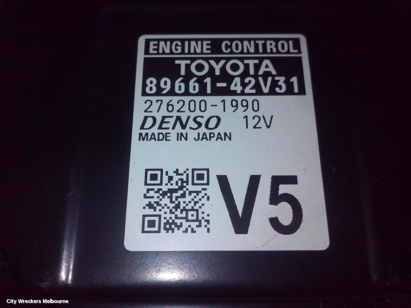 TOYOTA RAV4 ECU, ENGINE ECU, 2.0, 3ZR-FE, PETROL, AUTO T/M, ECU ONLY, ZSA42R, 12/2012 - 11/2018 - Image 1