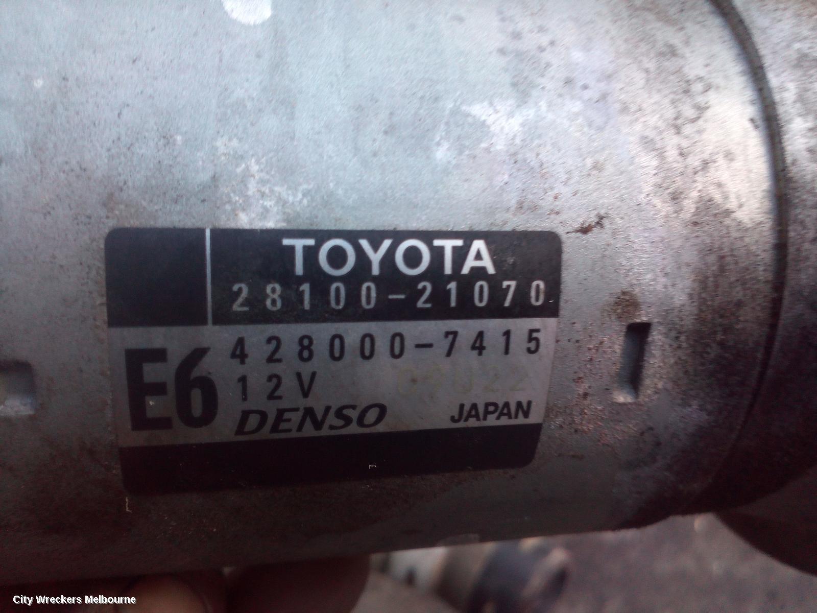 TOYOTA YARIS STARTER, 1.3/1.5, 2NZ/1NZ, NCP13#, 08/2011 - 12/2019 - Image 2