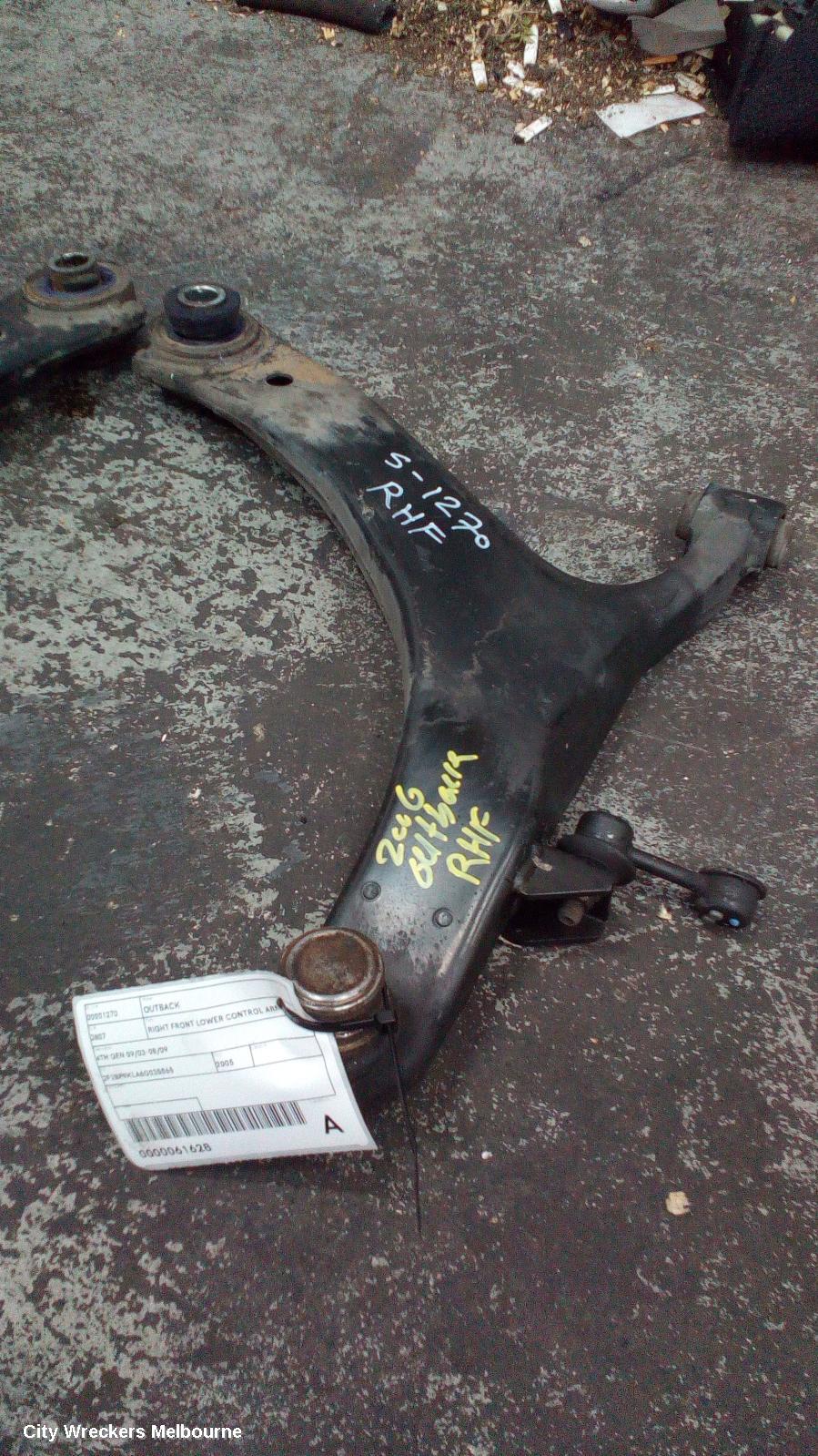 SUBARU OUTBACK RIGHT FRONT LOWER CONTROL ARM, 4TH GEN 09/2003 - 08/2009 - Image 1