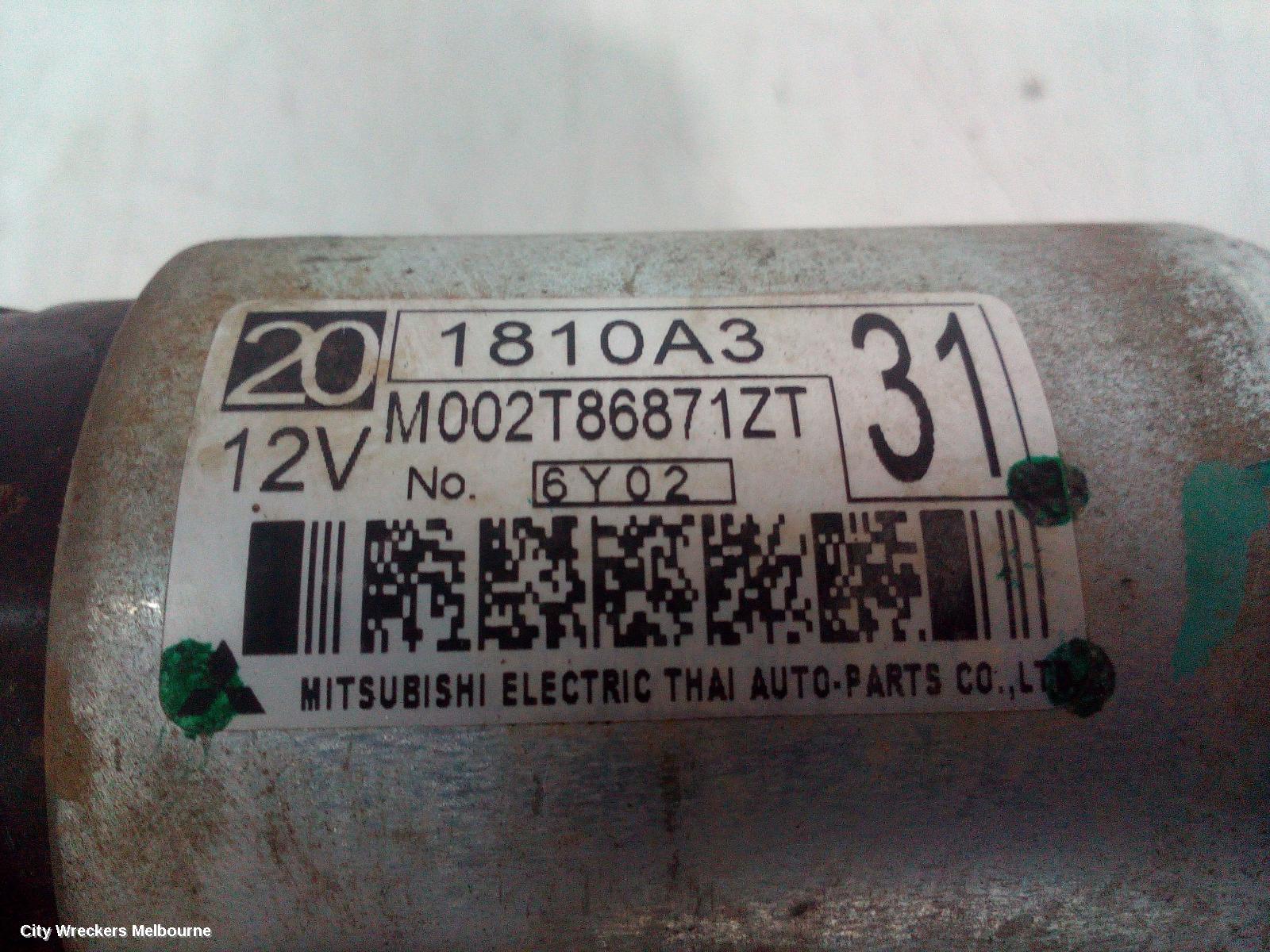 MITSUBISHI TRITON STARTER, DIESEL, 2.4, 4N15, AUTO T/M, MQ-MR, 03/2015 ONWARDS - Image 3