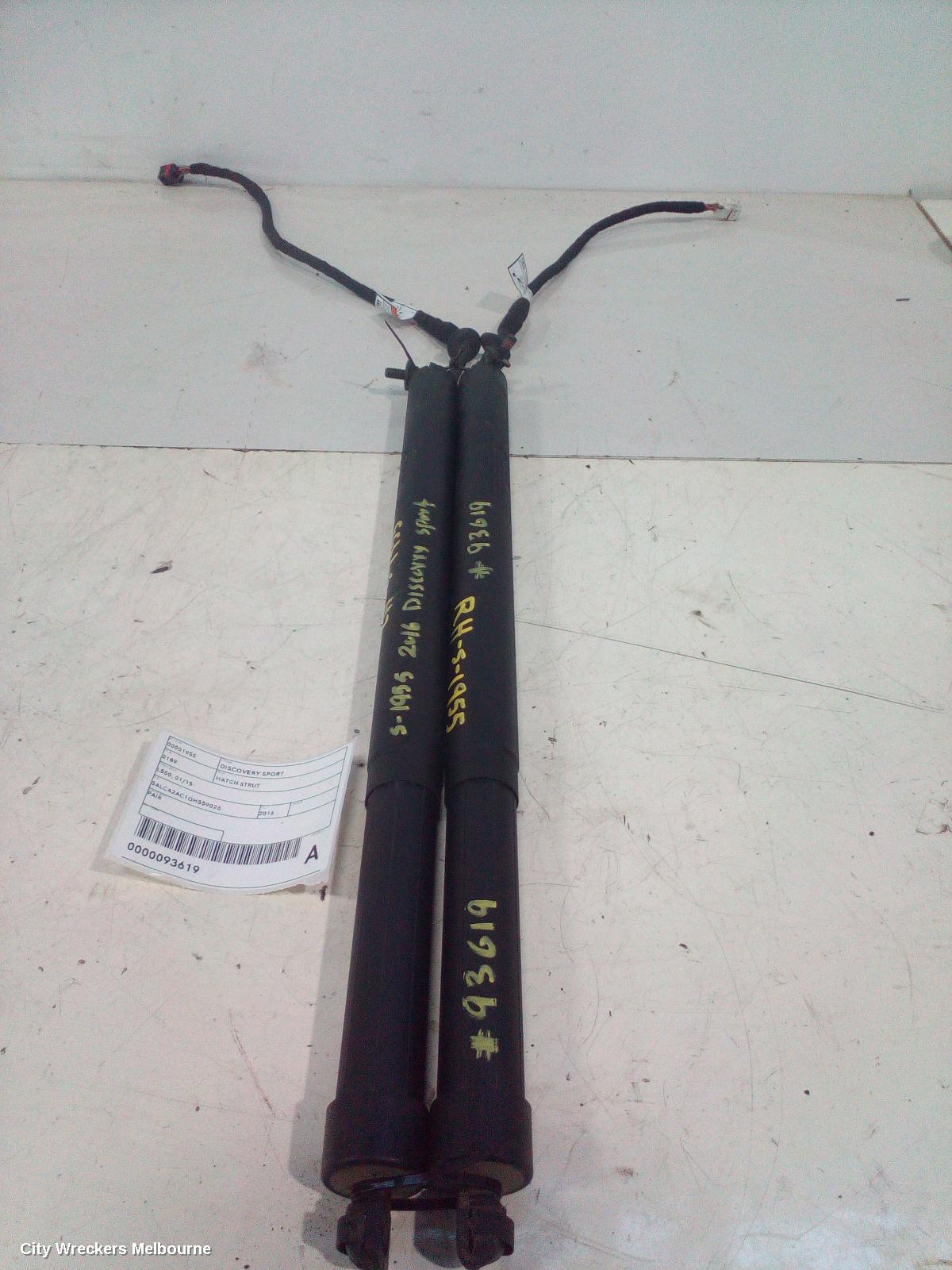 LAND ROVER DISCOVERY SPORT HATCH STRUT, TAILGATE STRUTS (PAIR), L550, W/ POWER LIFTGATE, 01/2015 - 06/2019 - Image 1