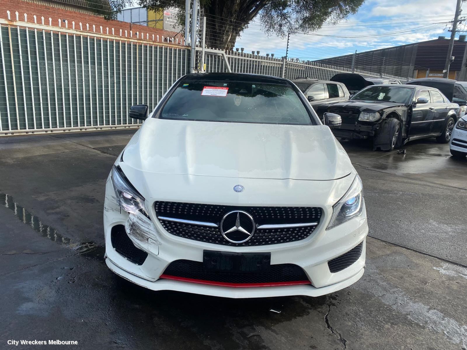 MERCEDES CLA CLASS COMPLETE INTERIOR, C117, LEATHER, BLACK/RED CUT, CLA250, 02/2014 - 01/2019 - Image 1